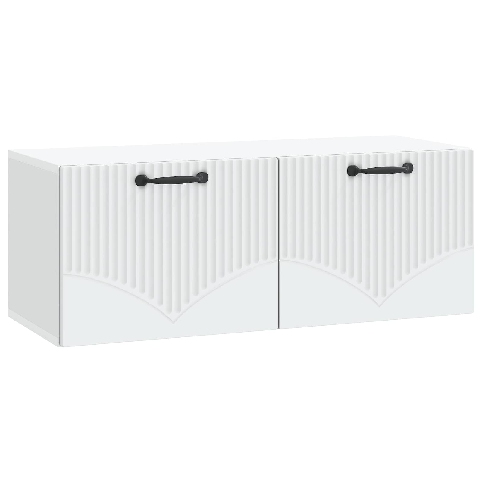 Wandbeugel TV-kast Wit 78,5 x 31 x 30 cm Bewerkt hout is nu te koop bij PeponiXL, paradijselijk wonen!