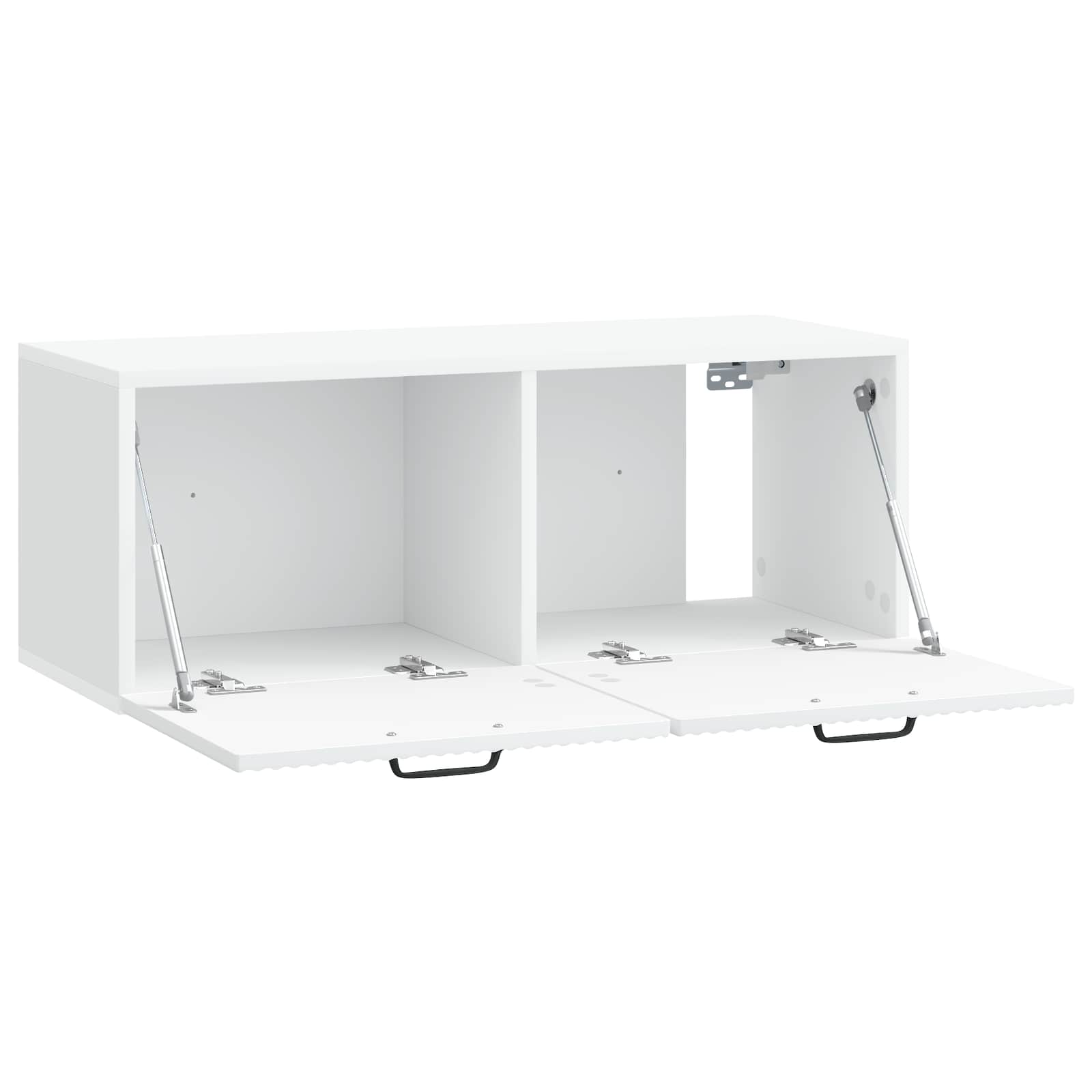 Wandbeugel TV-kast Wit 78,5 x 31 x 30 cm Bewerkt hout is nu te koop bij PeponiXL, paradijselijk wonen!
