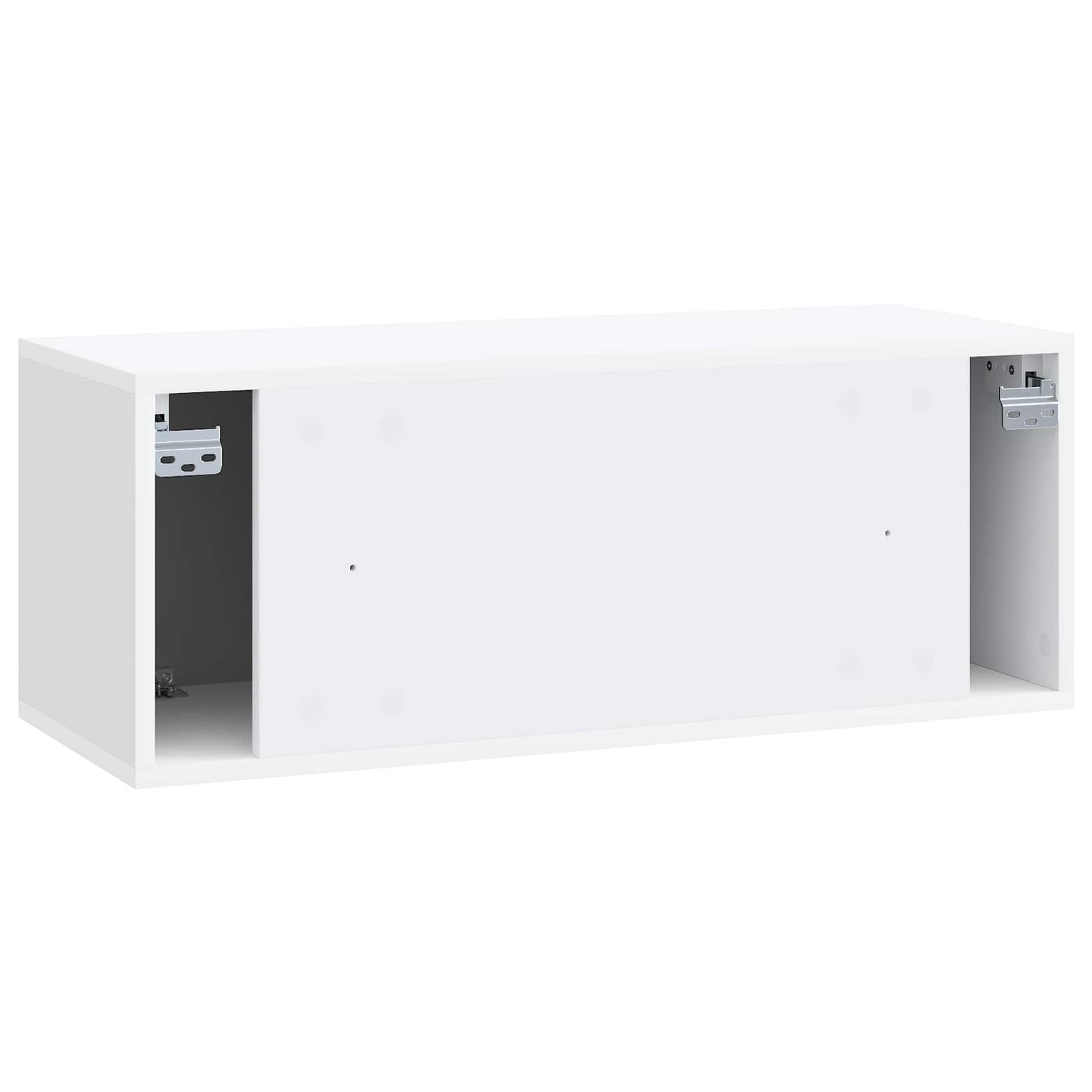 Wandbeugel TV-kast Wit 78,5 x 31 x 30 cm Bewerkt hout is nu te koop bij PeponiXL, paradijselijk wonen!