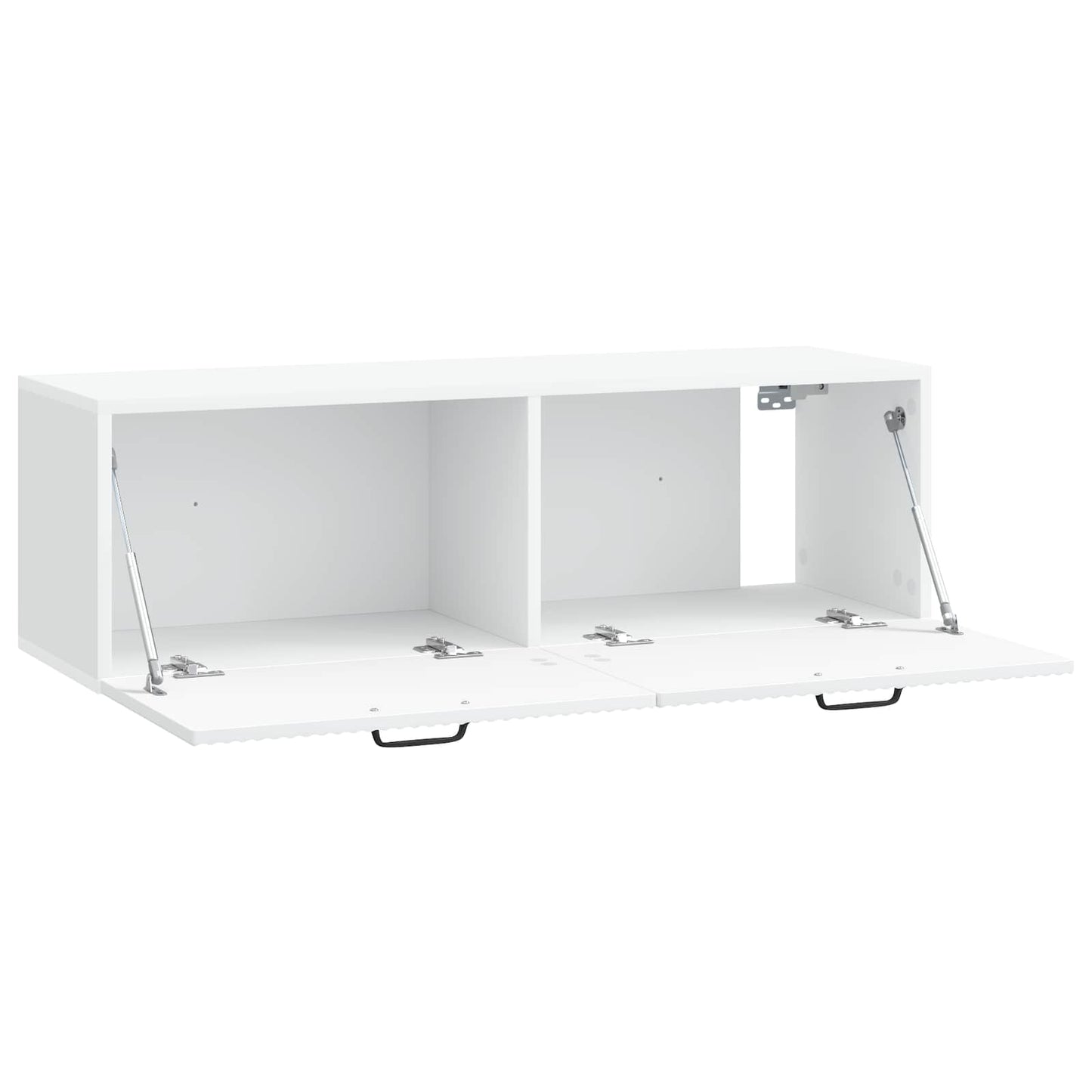 Wandbeugel TV-kast Wit 98 x 31 x 30 cm Bewerkt hout is nu te koop bij PeponiXL, paradijselijk wonen!