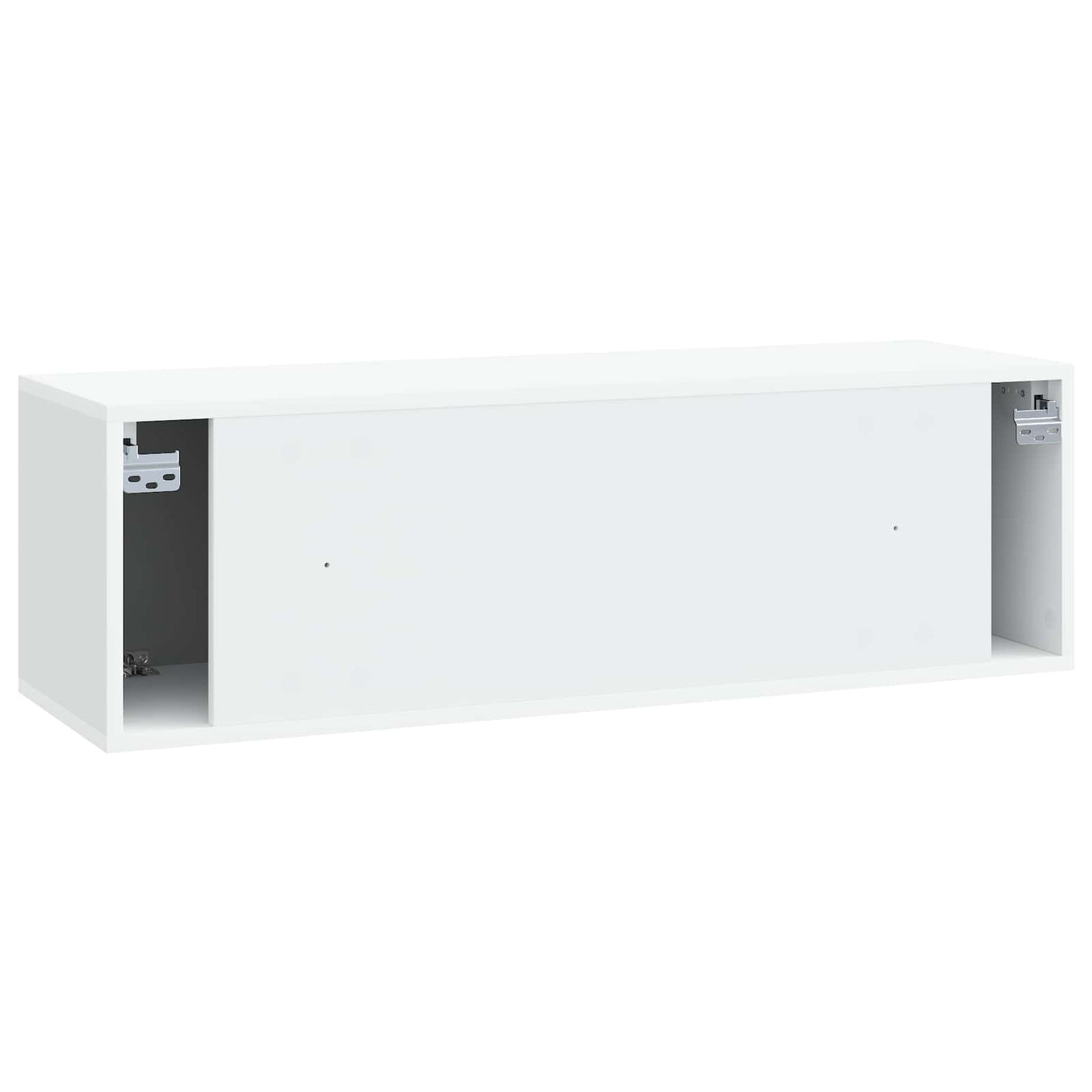 Wandbeugel TV-kast Wit 98 x 31 x 30 cm Bewerkt hout is nu te koop bij PeponiXL, paradijselijk wonen!