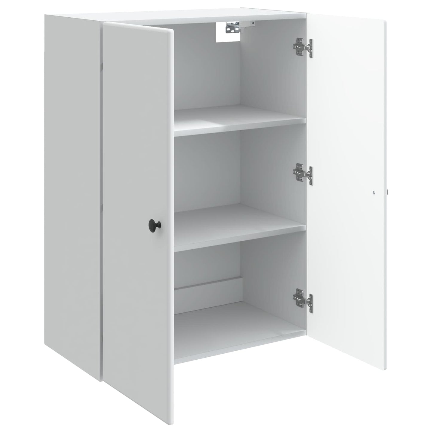 Wandkast Wit 66 x 34,5 x 90 cm Bewerkt hout is nu te koop bij PeponiXL, paradijselijk wonen!