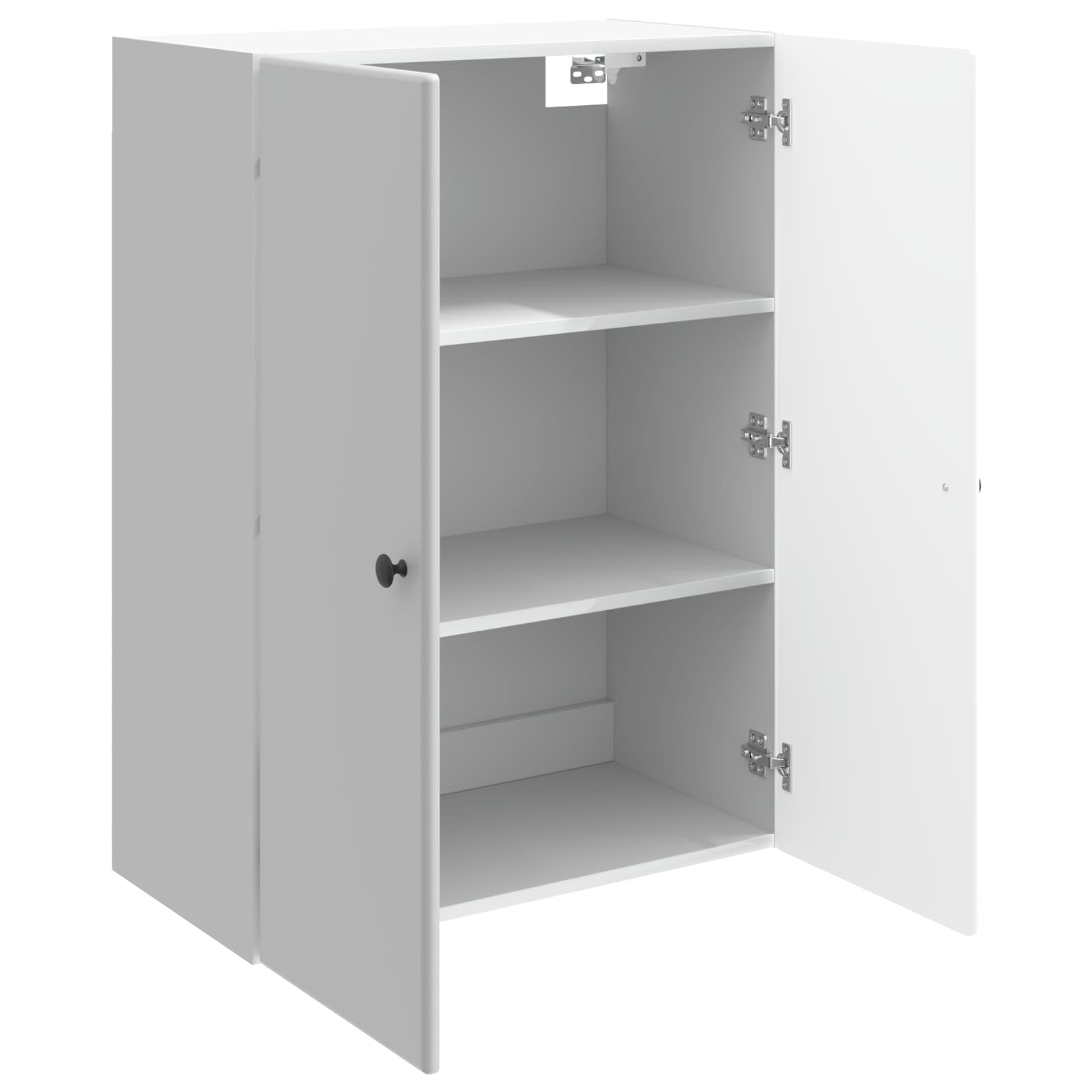 Wandkast Hoogglans Wit 66 x 34,5 x 90 cm Bewerkt hout is nu te koop bij PeponiXL, paradijselijk wonen!