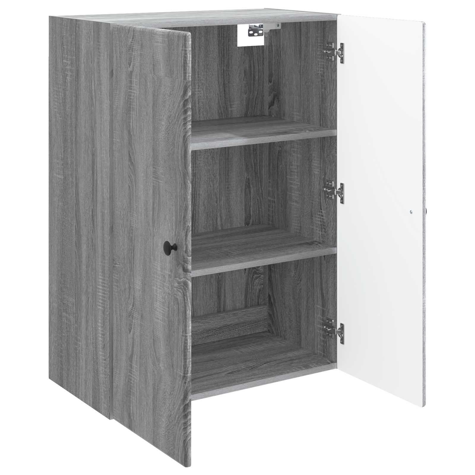 Wandkast Grijs Sonoma 66 x 34,5 x 90 cm Bewerkt hout is nu te koop bij PeponiXL, paradijselijk wonen!