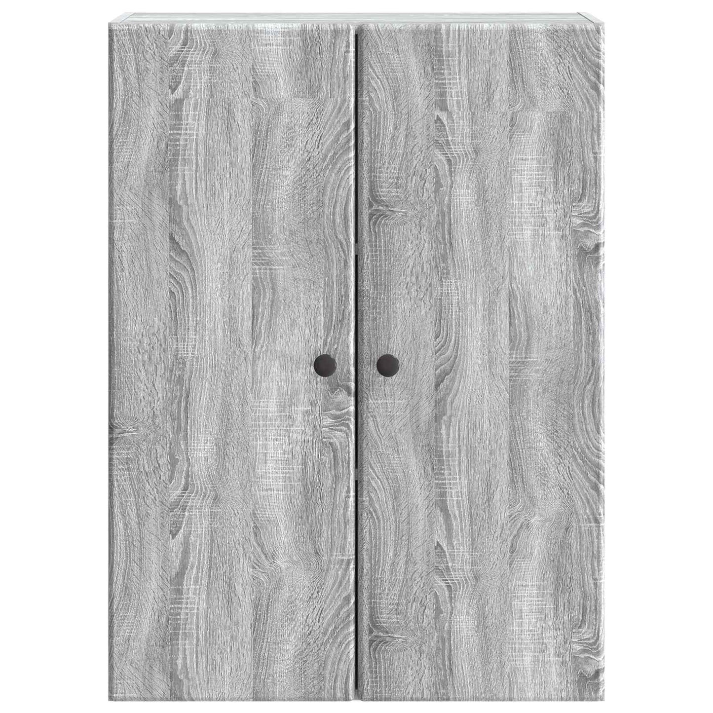 Wandkast Grijs Sonoma 66 x 34,5 x 90 cm Bewerkt hout is nu te koop bij PeponiXL, paradijselijk wonen!