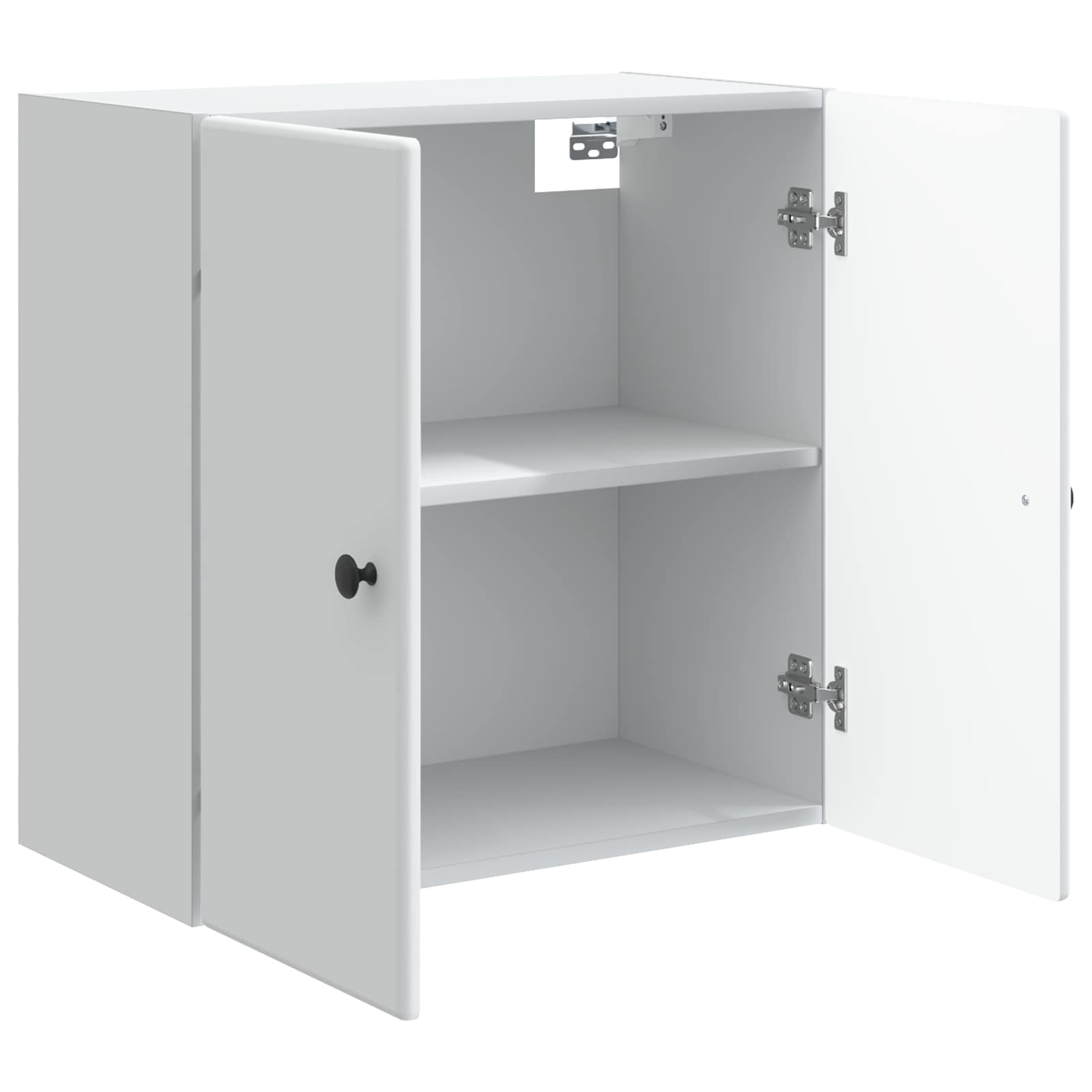 Wandkast Wit 59 x 31 x 60 cm Bewerkt hout is nu te koop bij PeponiXL, paradijselijk wonen!