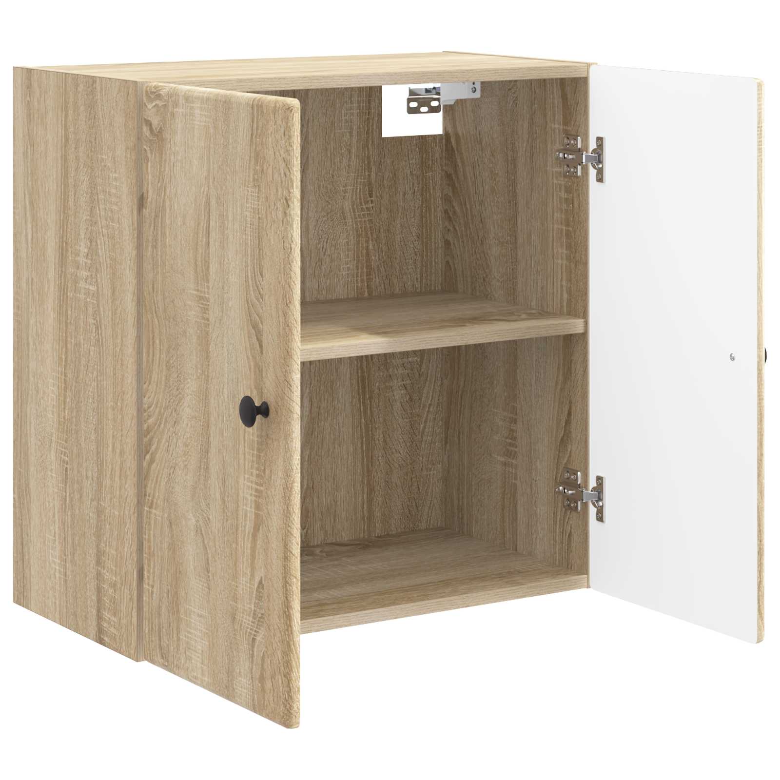 Wandkast Sonoma Eiken 59 x 31 x 60 cm Bewerkt hout is nu te koop bij PeponiXL, paradijselijk wonen!