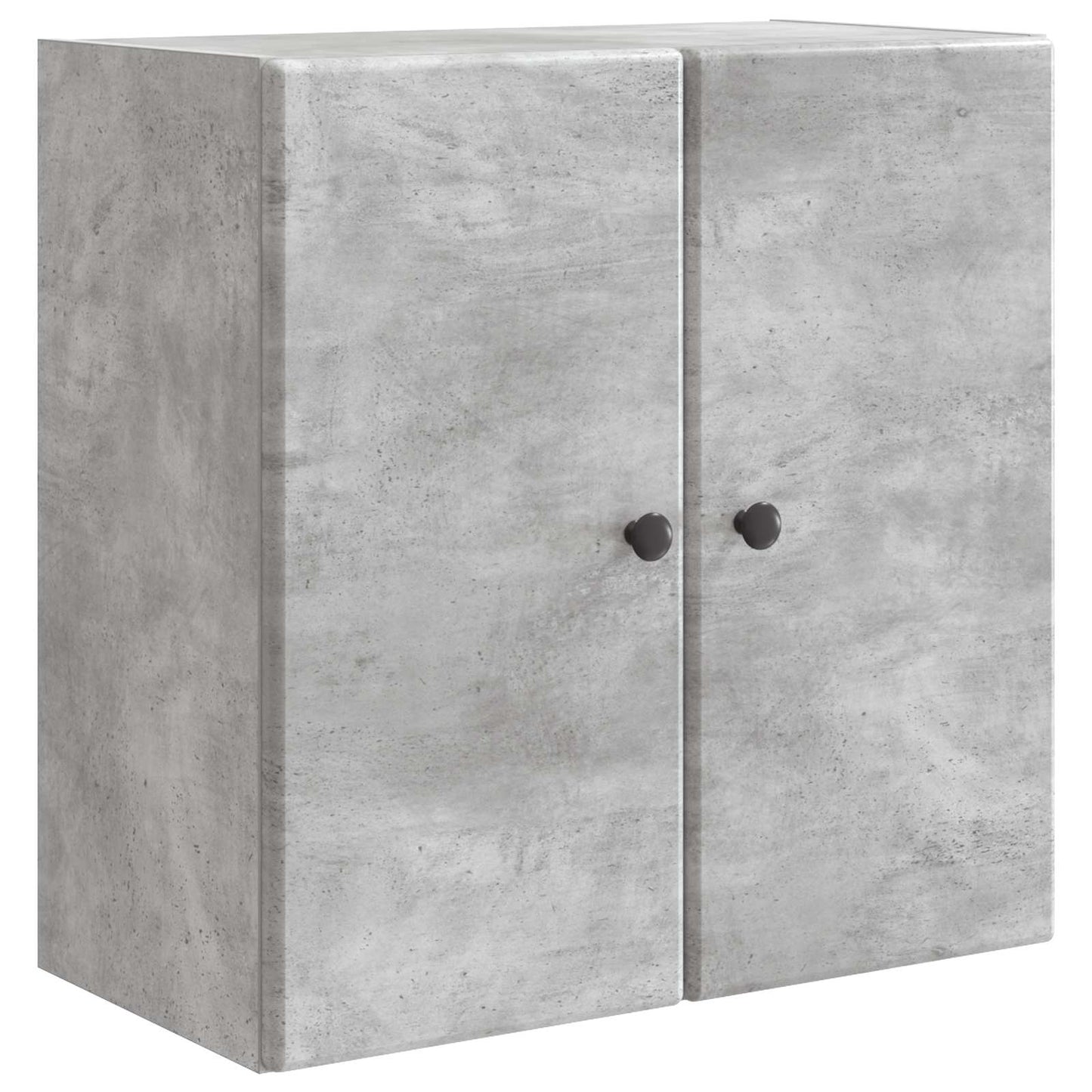 Wandkast Betongrijs 59 x 31 x 60 cm Bewerkt hout is nu te koop bij PeponiXL, paradijselijk wonen!