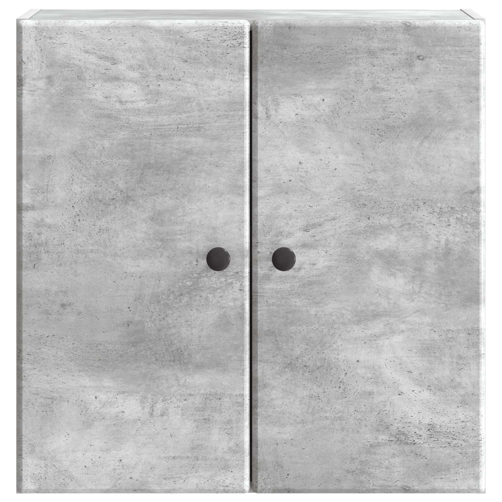 Wandkast Betongrijs 59 x 31 x 60 cm Bewerkt hout is nu te koop bij PeponiXL, paradijselijk wonen!