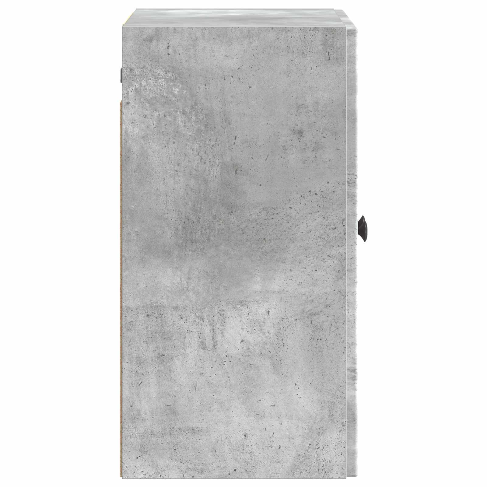 Wandkast Betongrijs 59 x 31 x 60 cm Bewerkt hout is nu te koop bij PeponiXL, paradijselijk wonen!