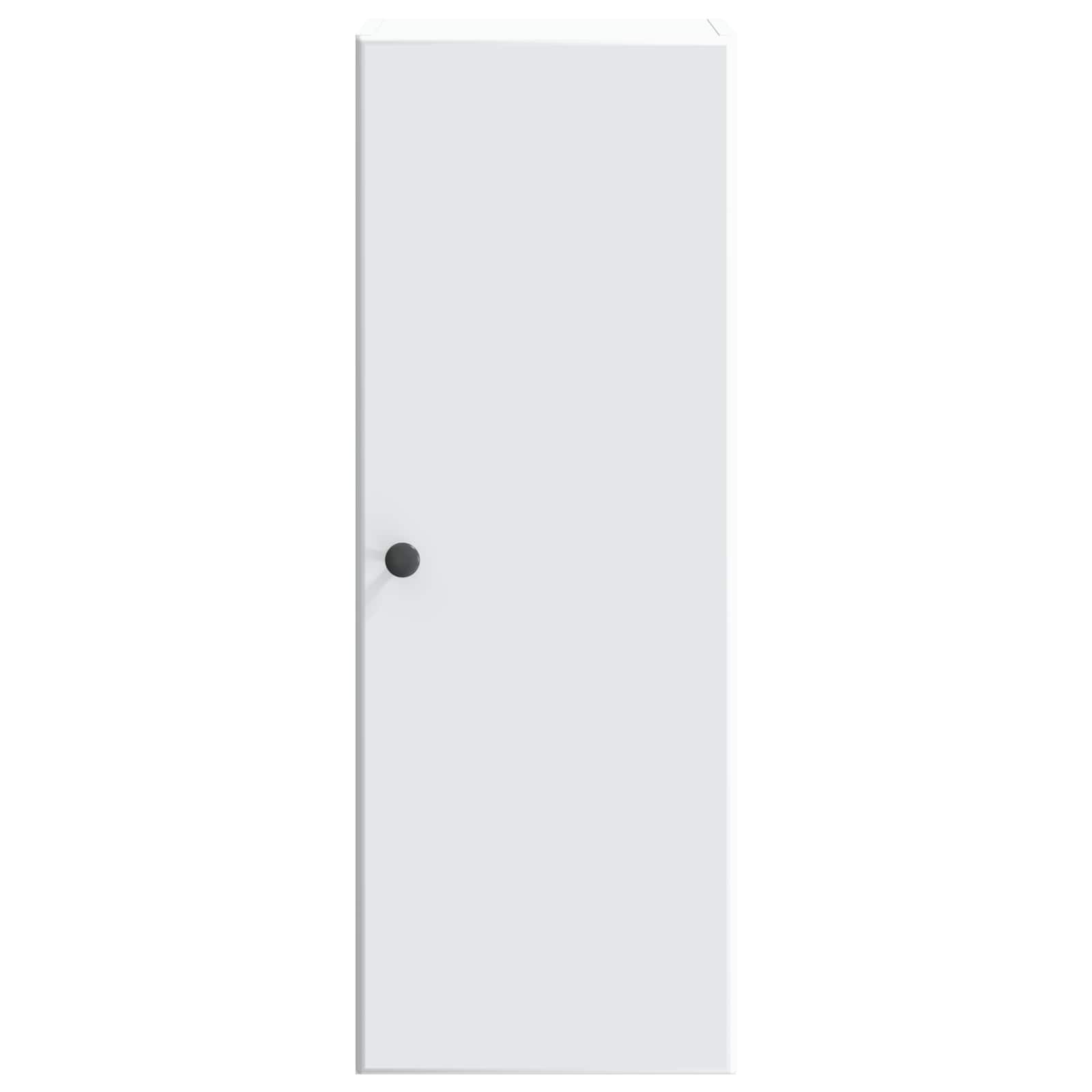 Wandkast Wit 33 x 34,5 x 90 cm Bewerkt hout is nu te koop bij PeponiXL, paradijselijk wonen!