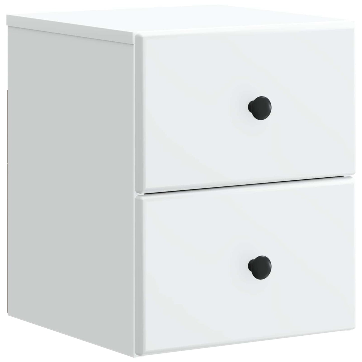 Wandbeugel Bedkast met lade Wit 34,5 x 33 x 40 cm Bewerkt hout is nu te koop bij PeponiXL, paradijselijk wonen!