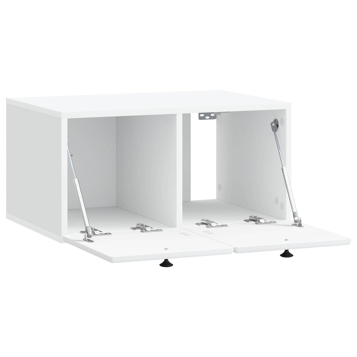 Wandbeugel TV-kast 59,5 x 41 x 30 cm Wit Bewerkt hout is nu te koop bij PeponiXL, paradijselijk wonen!