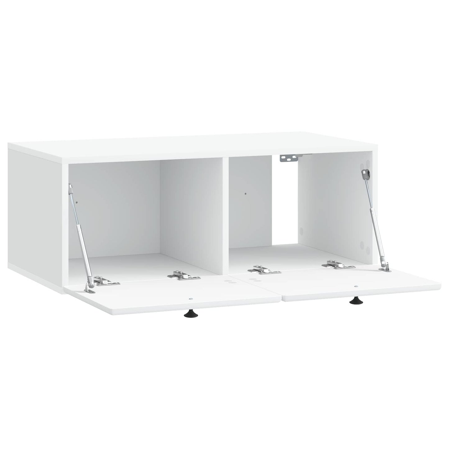 Wandbeugel TV-kast 78,5 x 41 x 30 cm Wit Bewerkt hout is nu te koop bij PeponiXL, paradijselijk wonen!