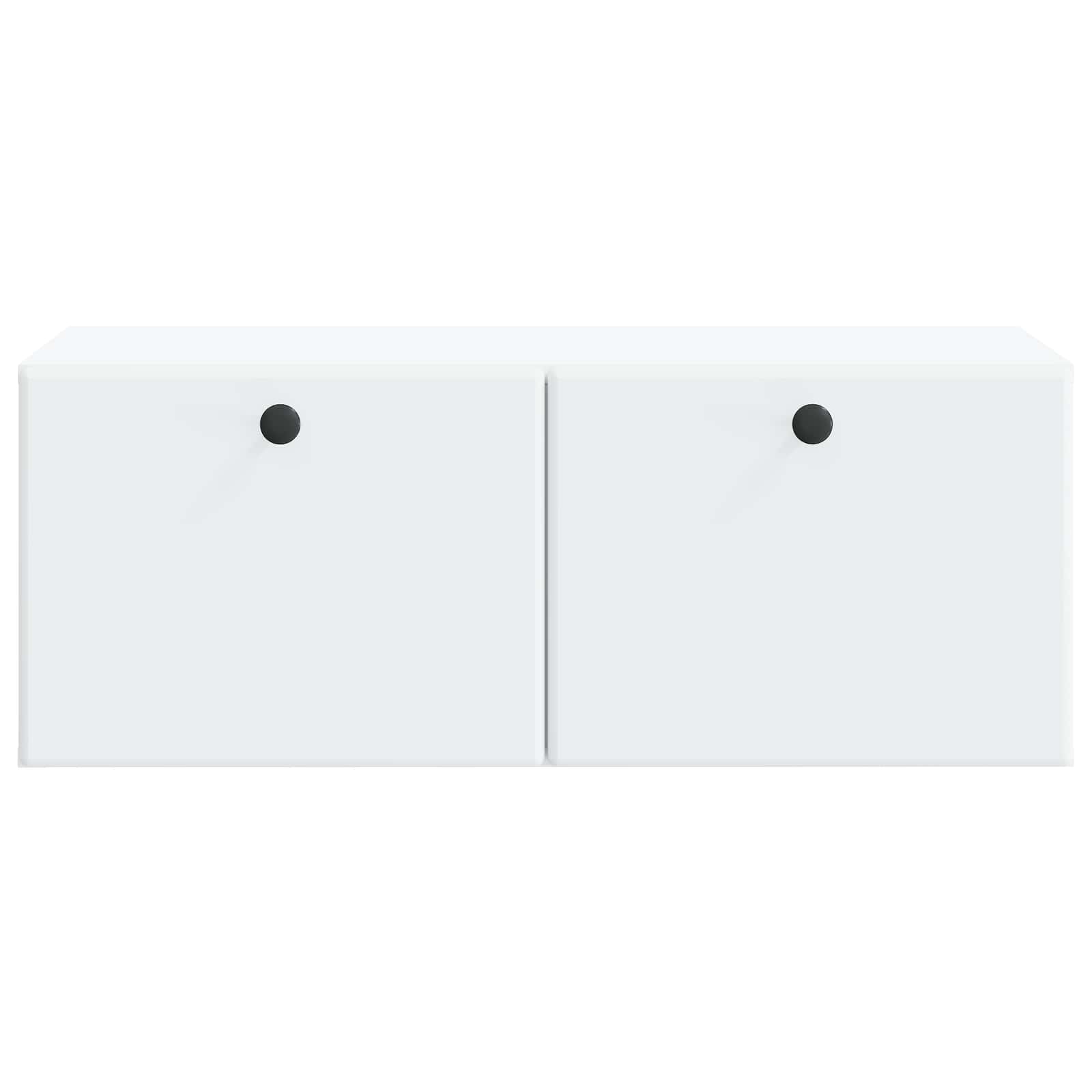 Wandbeugel TV-kast 78,5 x 41 x 30 cm Wit Bewerkt hout is nu te koop bij PeponiXL, paradijselijk wonen!