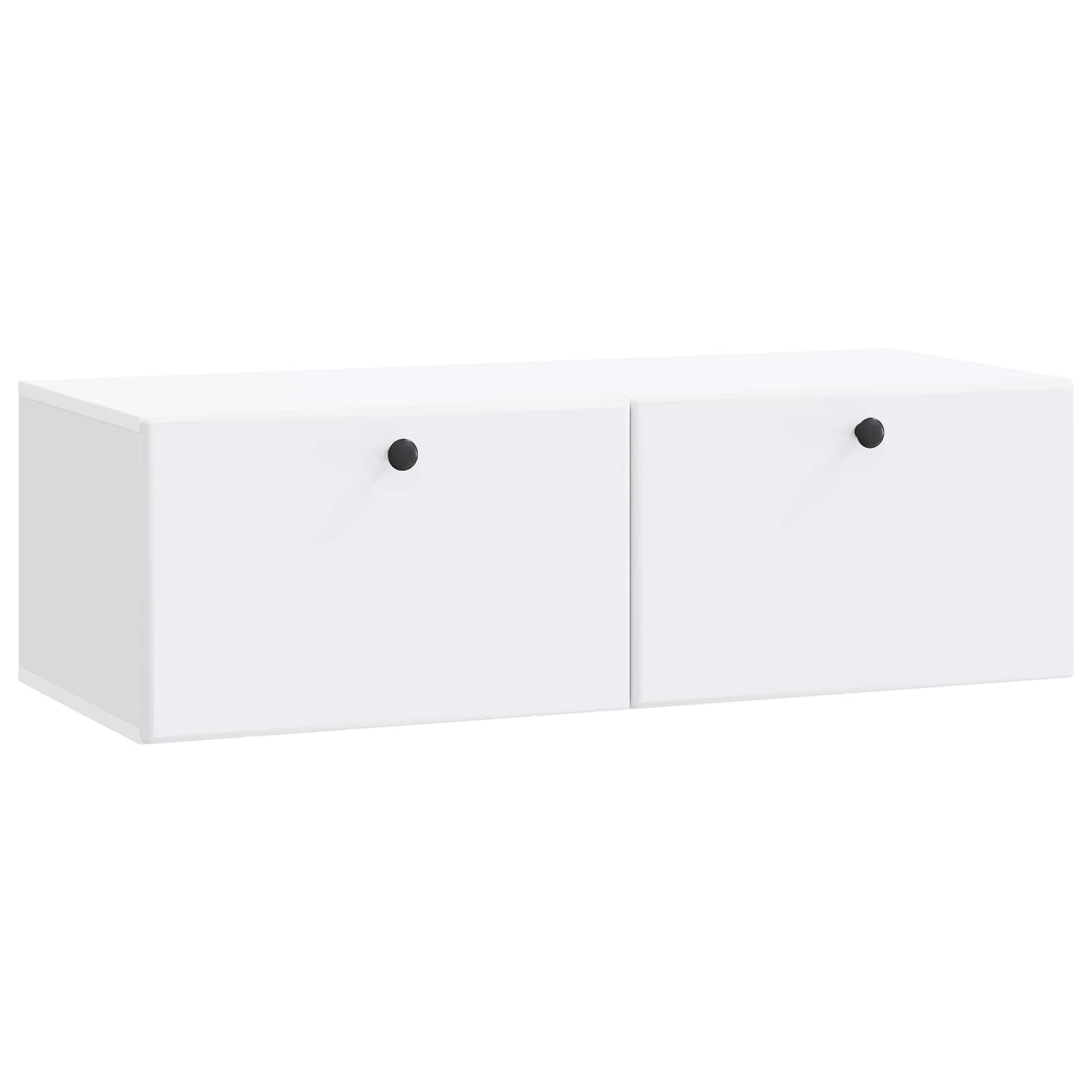 Wandbeugel TV-kast 98 x 41 x 30 cm Wit Bewerkt hout is nu te koop bij PeponiXL, paradijselijk wonen!