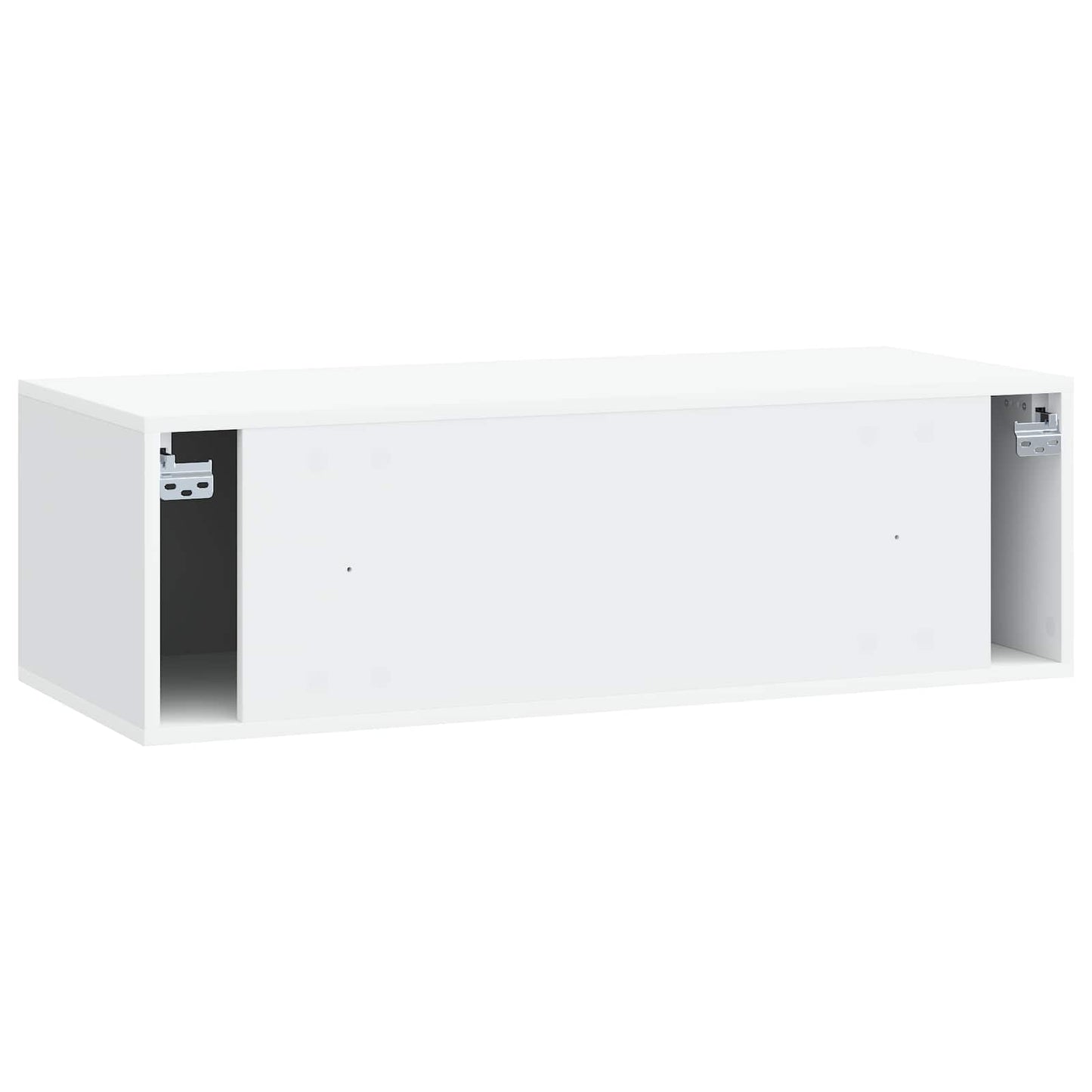 Wandbeugel TV-kast 98 x 41 x 30 cm Wit Bewerkt hout is nu te koop bij PeponiXL, paradijselijk wonen!