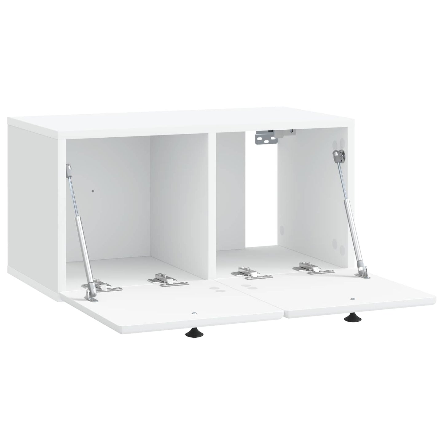 Wandbeugel TV-kast 59,5 x 31 x 30 cm Wit Bewerkt hout is nu te koop bij PeponiXL, paradijselijk wonen!