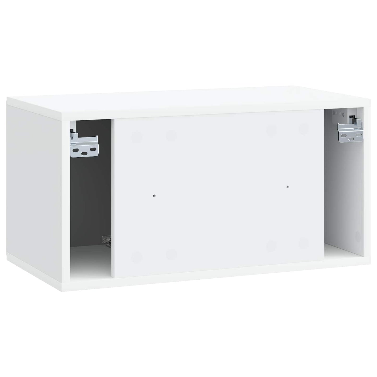 Wandbeugel TV-kast 59,5 x 31 x 30 cm Wit Bewerkt hout is nu te koop bij PeponiXL, paradijselijk wonen!