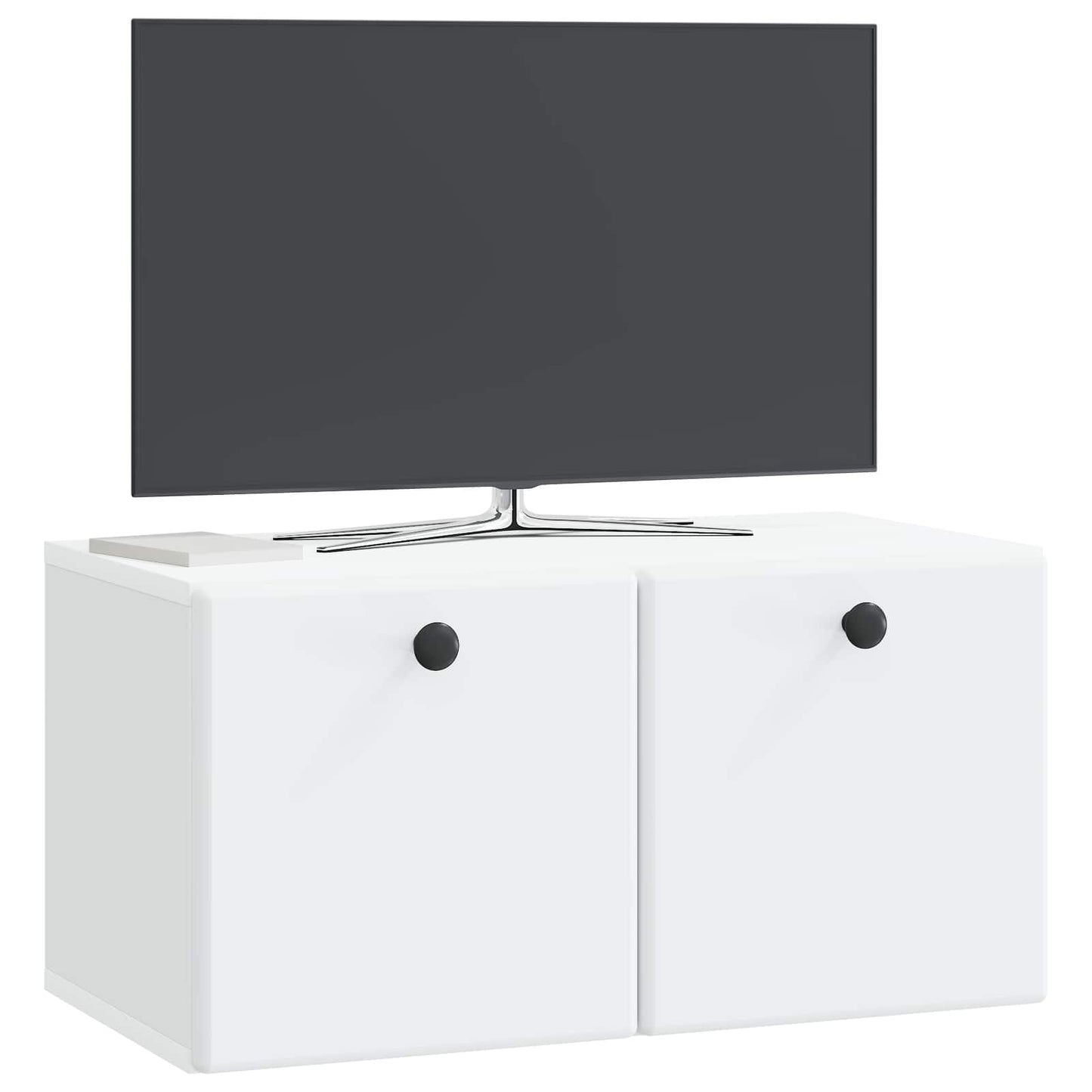 Wandbeugel TV-kast 59,5 x 31 x 30 cm Wit Bewerkt hout is nu te koop bij PeponiXL, paradijselijk wonen!