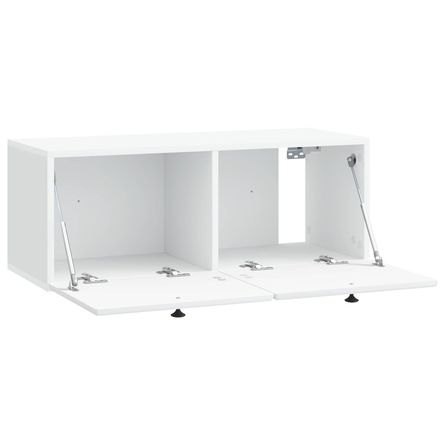Wandbeugel TV-kast 78,5 x 31 x 30 cm Wit Bewerkt hout is nu te koop bij PeponiXL, paradijselijk wonen!