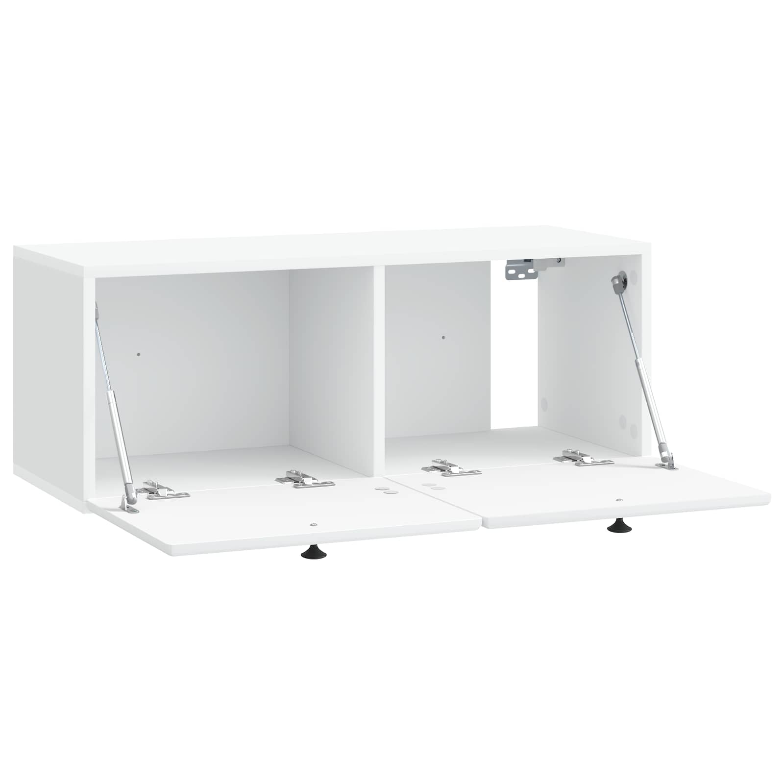 Wandbeugel TV-kast 78,5 x 31 x 30 cm Wit Bewerkt hout is nu te koop bij PeponiXL, paradijselijk wonen!