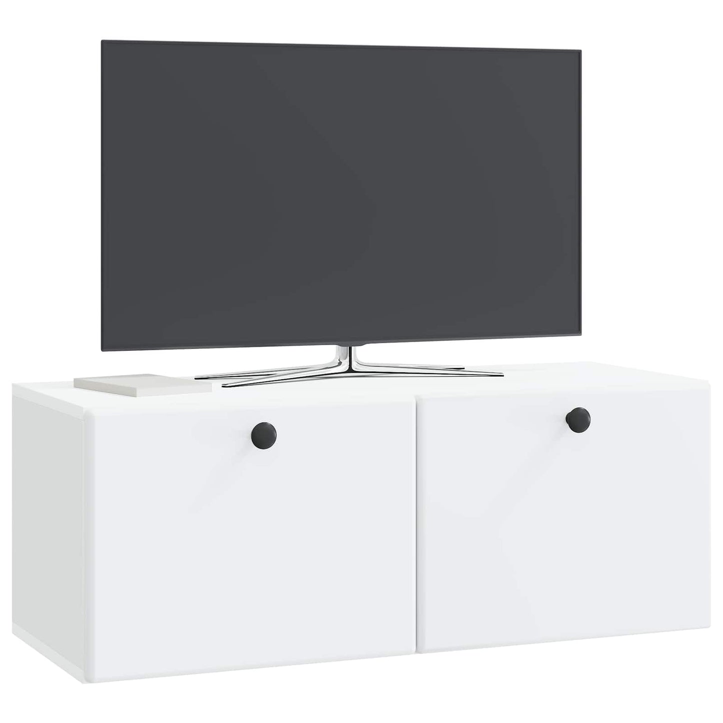 Wandbeugel TV-kast 78,5 x 31 x 30 cm Wit Bewerkt hout is nu te koop bij PeponiXL, paradijselijk wonen!