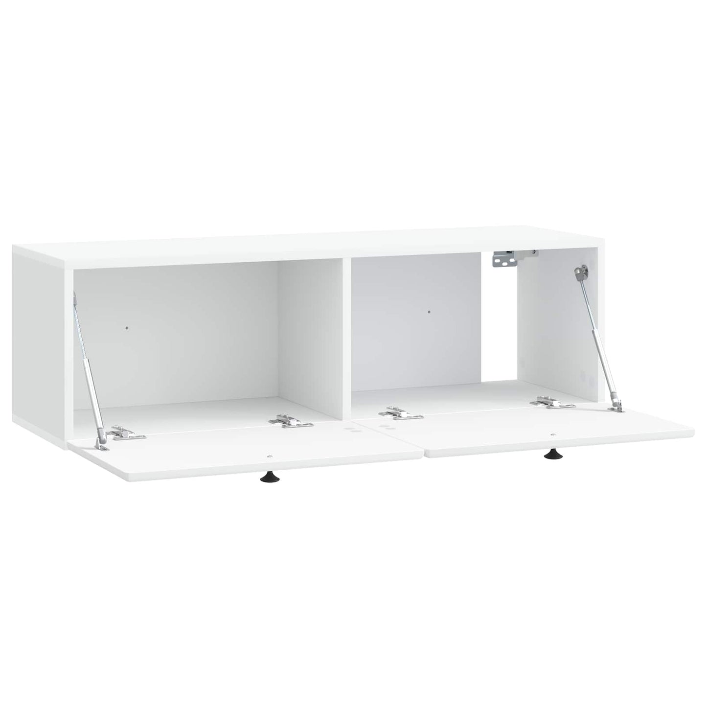 Wandbeugel TV-kast 98 x 31 x 30 cm Wit Bewerkt hout is nu te koop bij PeponiXL, paradijselijk wonen!