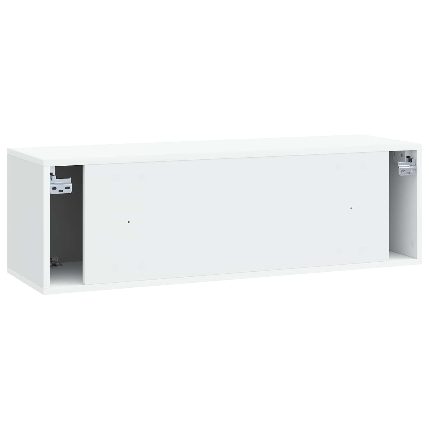 Wandbeugel TV-kast 98 x 31 x 30 cm Wit Bewerkt hout is nu te koop bij PeponiXL, paradijselijk wonen!