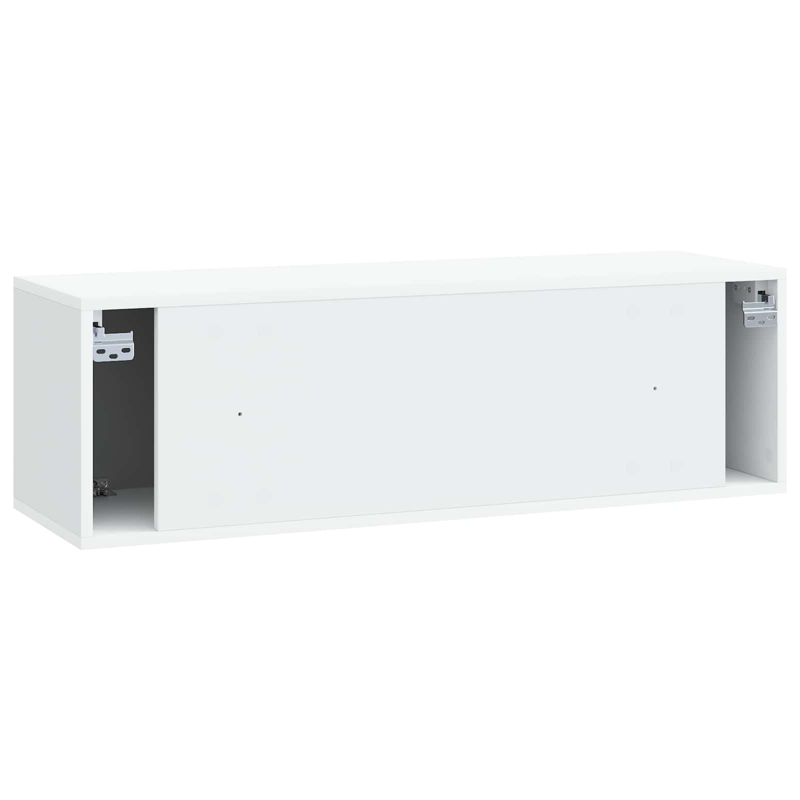 Wandbeugel TV-kast 98 x 31 x 30 cm Wit Bewerkt hout is nu te koop bij PeponiXL, paradijselijk wonen!