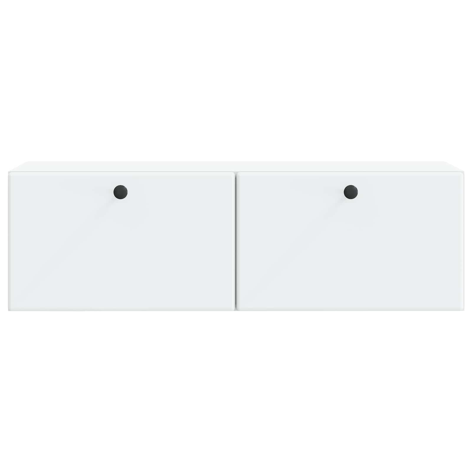 Wandbeugel TV-kast 98 x 31 x 30 cm Wit Bewerkt hout is nu te koop bij PeponiXL, paradijselijk wonen!