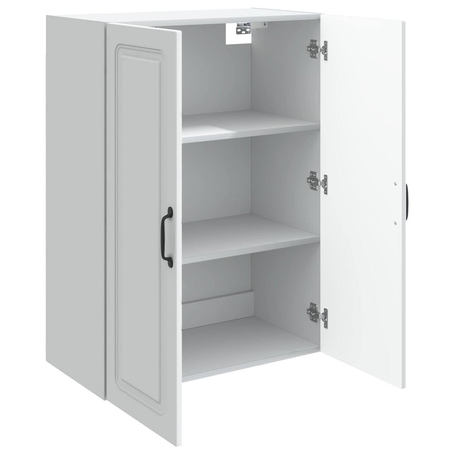 Wandkast Wit 66 x 34,5 x 90 cm Bewerkt hout is nu te koop bij PeponiXL, paradijselijk wonen!