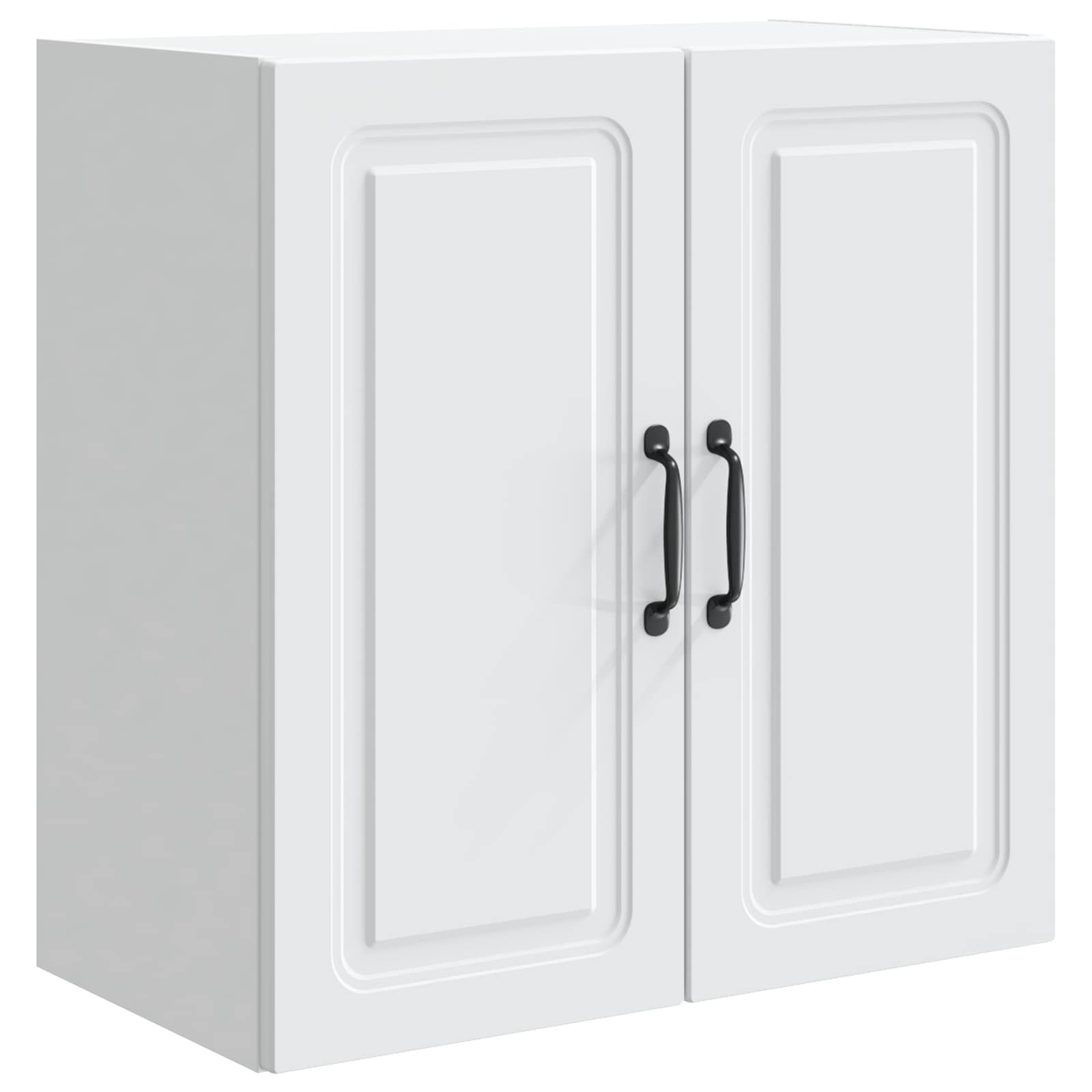 Wandkast Wit 59 x 31 x 60 cm Bewerkt hout is nu te koop bij PeponiXL, paradijselijk wonen!