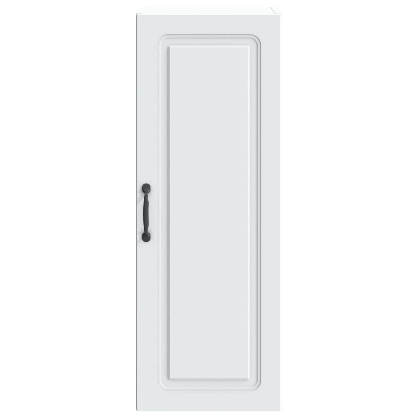 Wandkast Wit 33 x 34,5 x 90 cm Bewerkt hout is nu te koop bij PeponiXL, paradijselijk wonen!