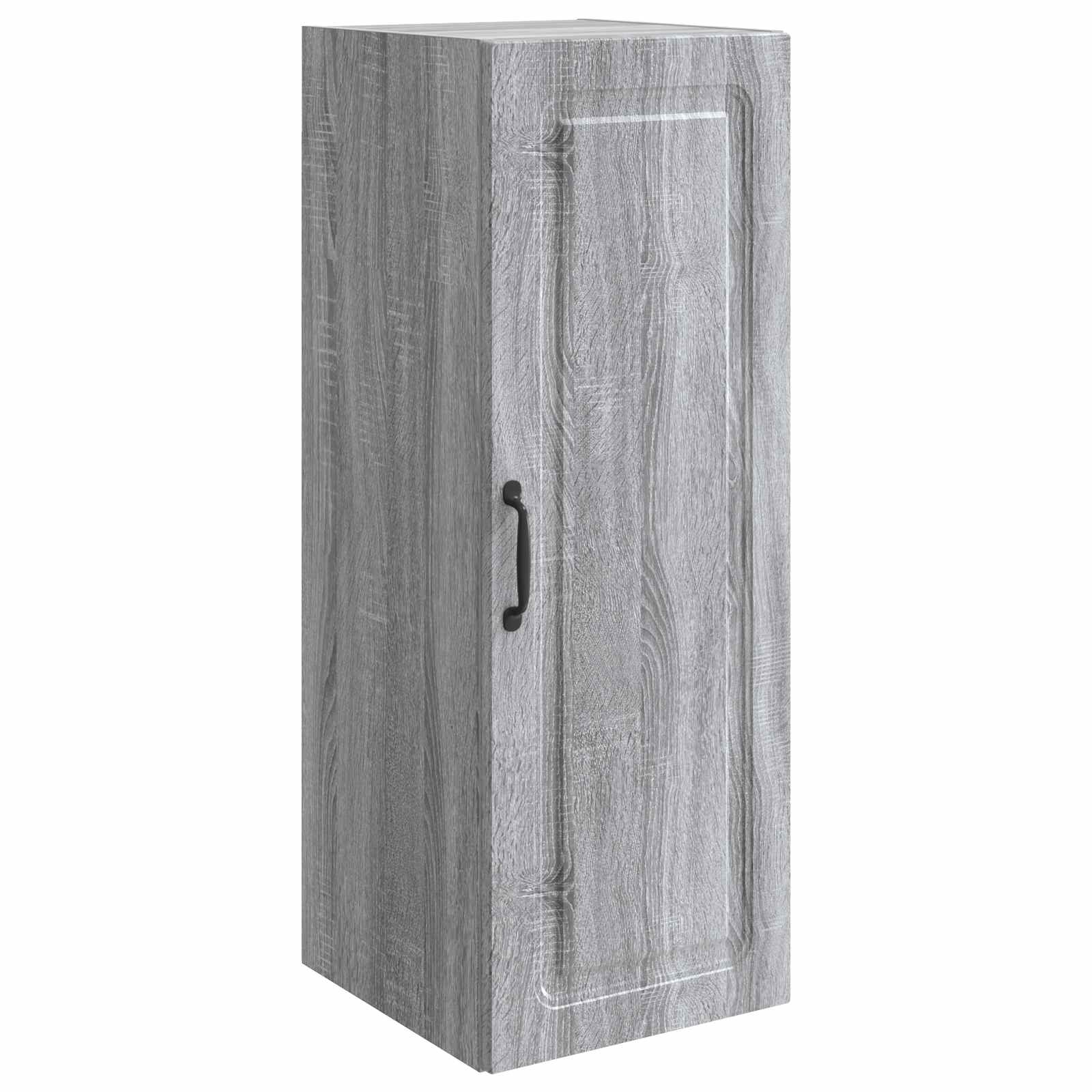 Wandkast Grijs Sonoma 33 x 34,5 x 90 cm Bewerkt hout is nu te koop bij PeponiXL, paradijselijk wonen!