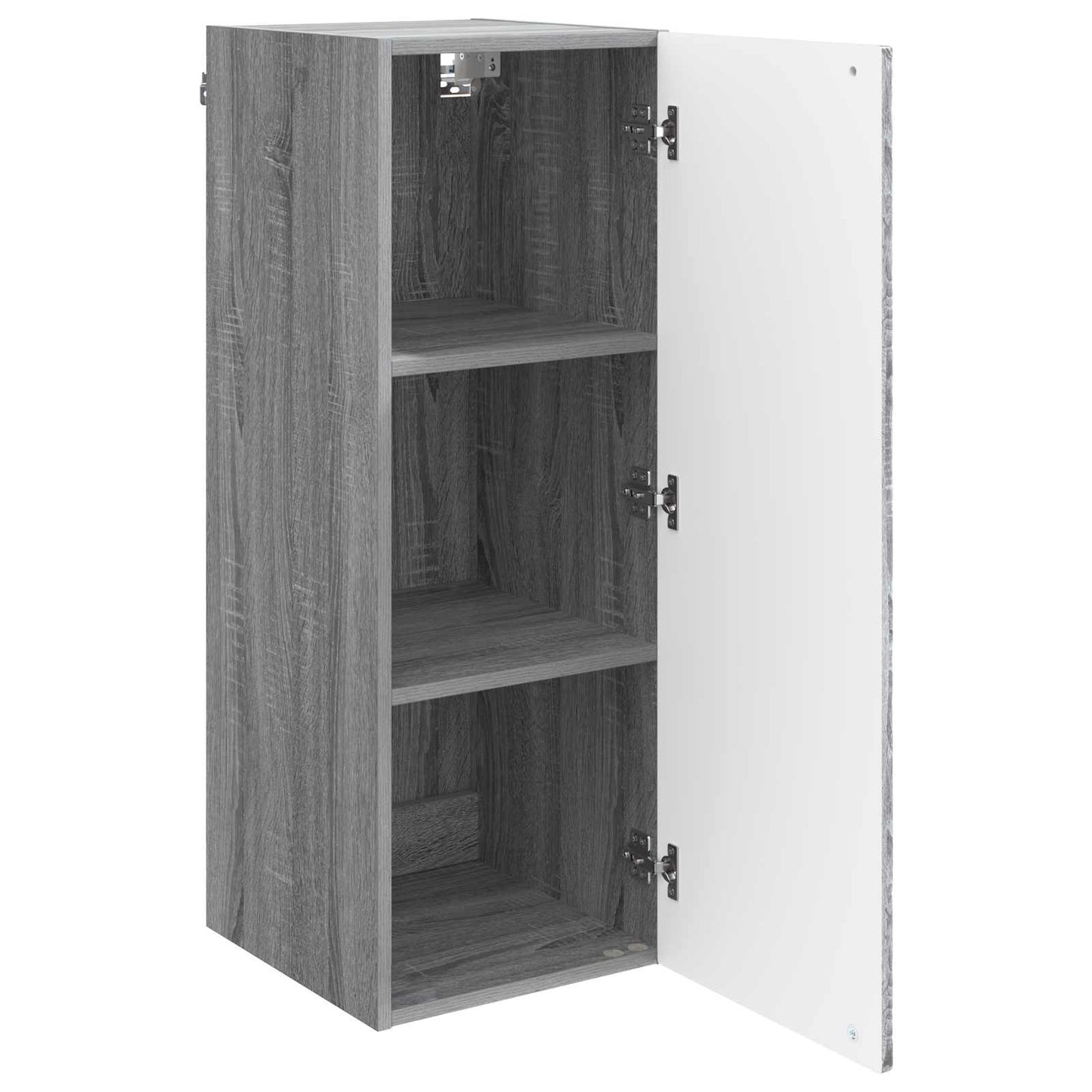 Wandkast Grijs Sonoma 33 x 34,5 x 90 cm Bewerkt hout is nu te koop bij PeponiXL, paradijselijk wonen!