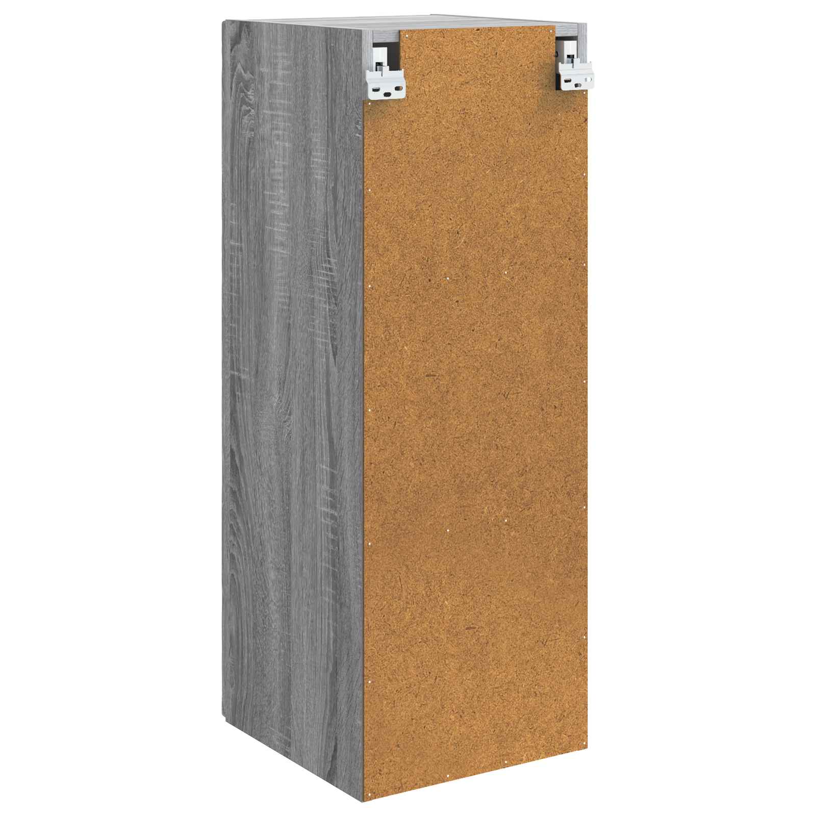 Wandkast Grijs Sonoma 33 x 34,5 x 90 cm Bewerkt hout is nu te koop bij PeponiXL, paradijselijk wonen!