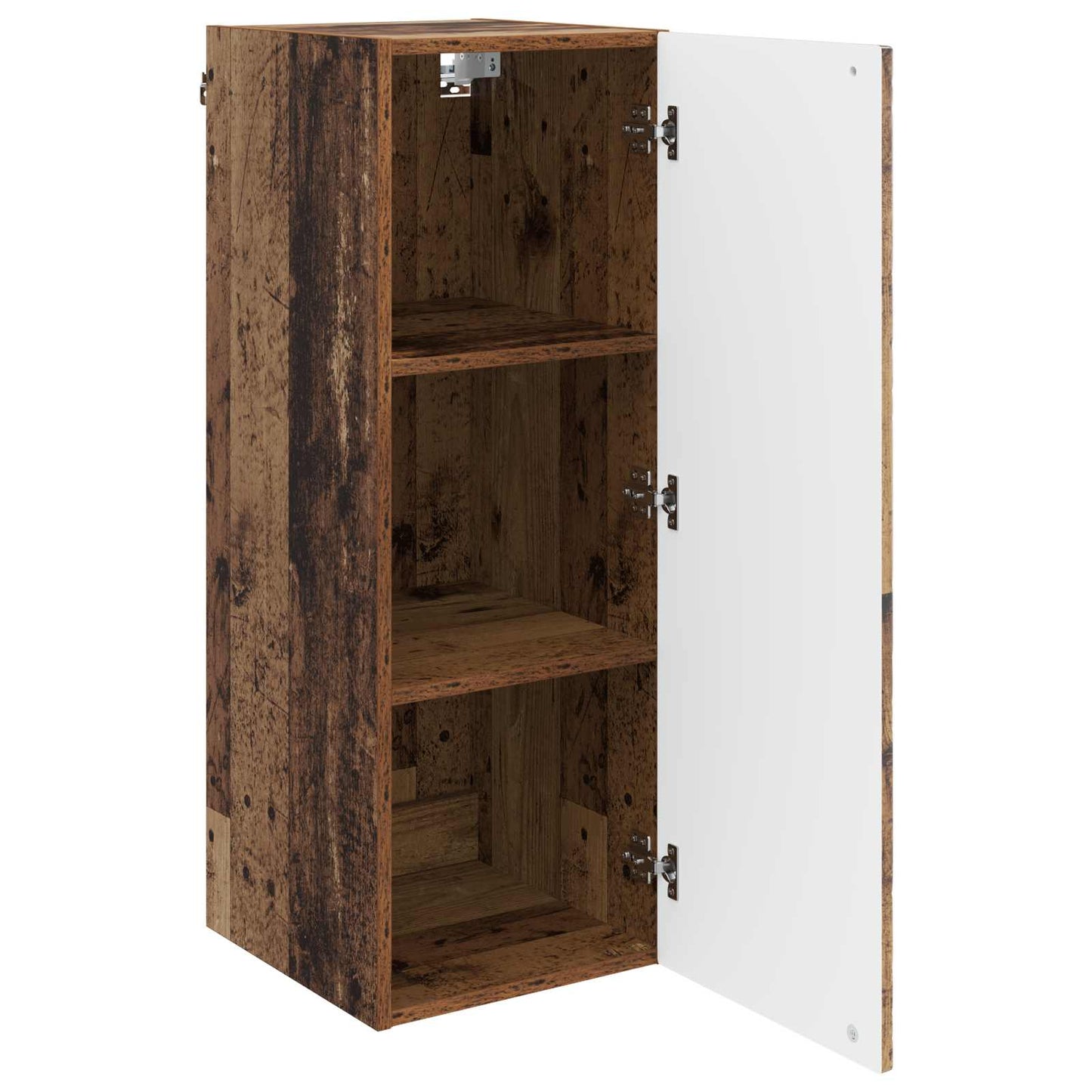 Wandkast Oud hout 33 x 34,5 x 90 cm Bewerkt hout is nu te koop bij PeponiXL, paradijselijk wonen!
