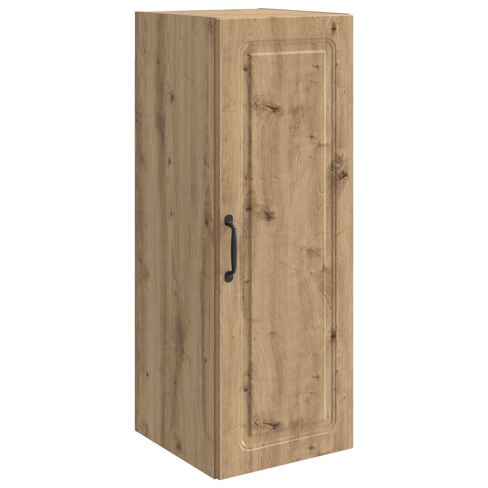 Wandkast Artisanaal eiken 33 x 34,5 x 90 cm Bewerkt hout is nu te koop bij PeponiXL, paradijselijk wonen!