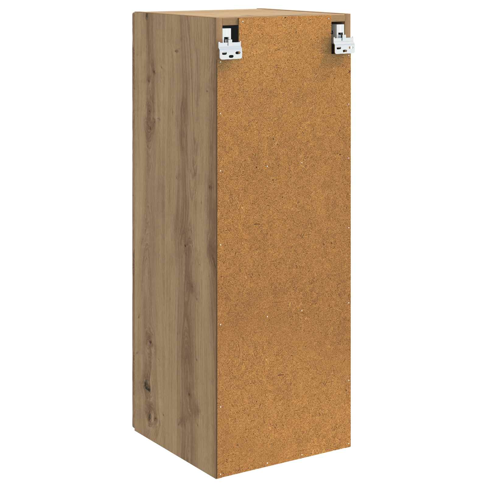 Wandkast Artisanaal eiken 33 x 34,5 x 90 cm Bewerkt hout is nu te koop bij PeponiXL, paradijselijk wonen!