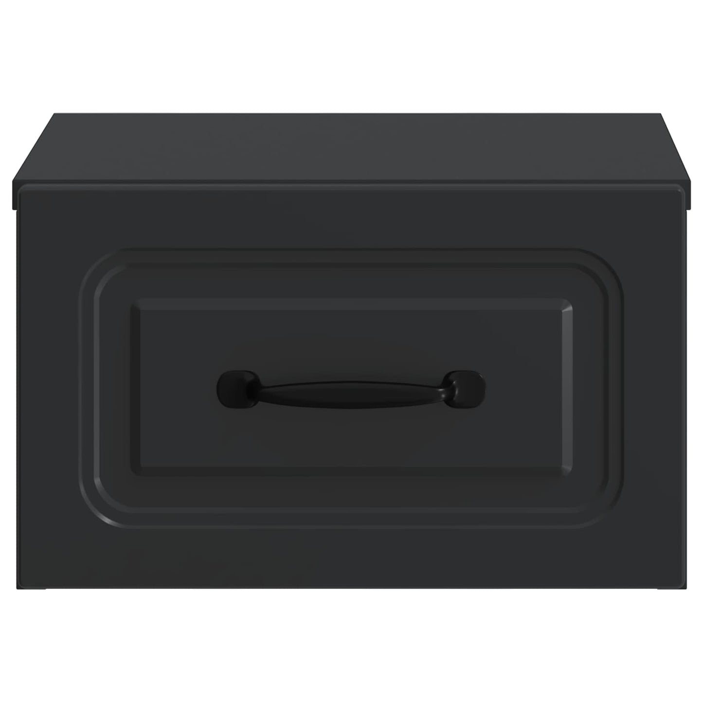 Wandbeugel Bedkast 2 pcs Zwart 34,5 x 33 x 20 cm Bewerkt hout is nu te koop bij PeponiXL, paradijselijk wonen!