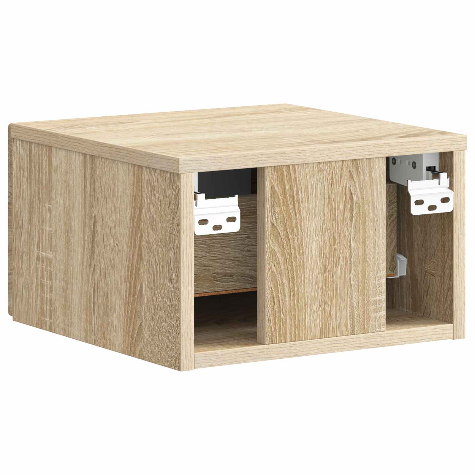 Wandbeugel Bedkast 2 pcs Sonoma Eiken 34,5 x 33 x 20 cm is nu te koop bij PeponiXL, paradijselijk wonen!