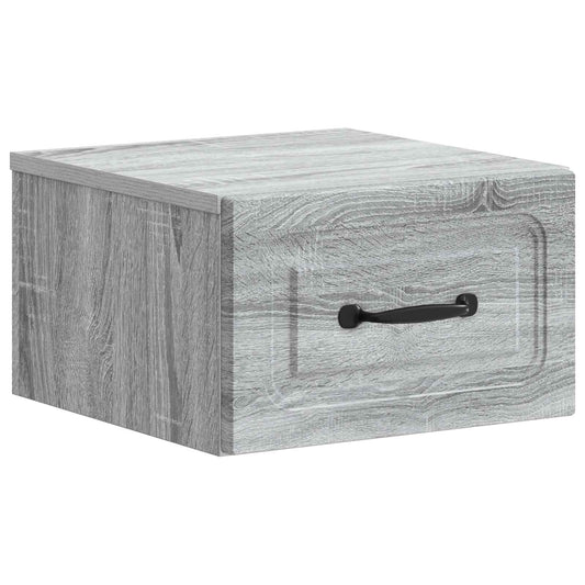 Wandbeugel Bedkast Grijs sonoma 34,5 x 33 x 20 cm Bewerkt hout is nu te koop bij PeponiXL, paradijselijk wonen!