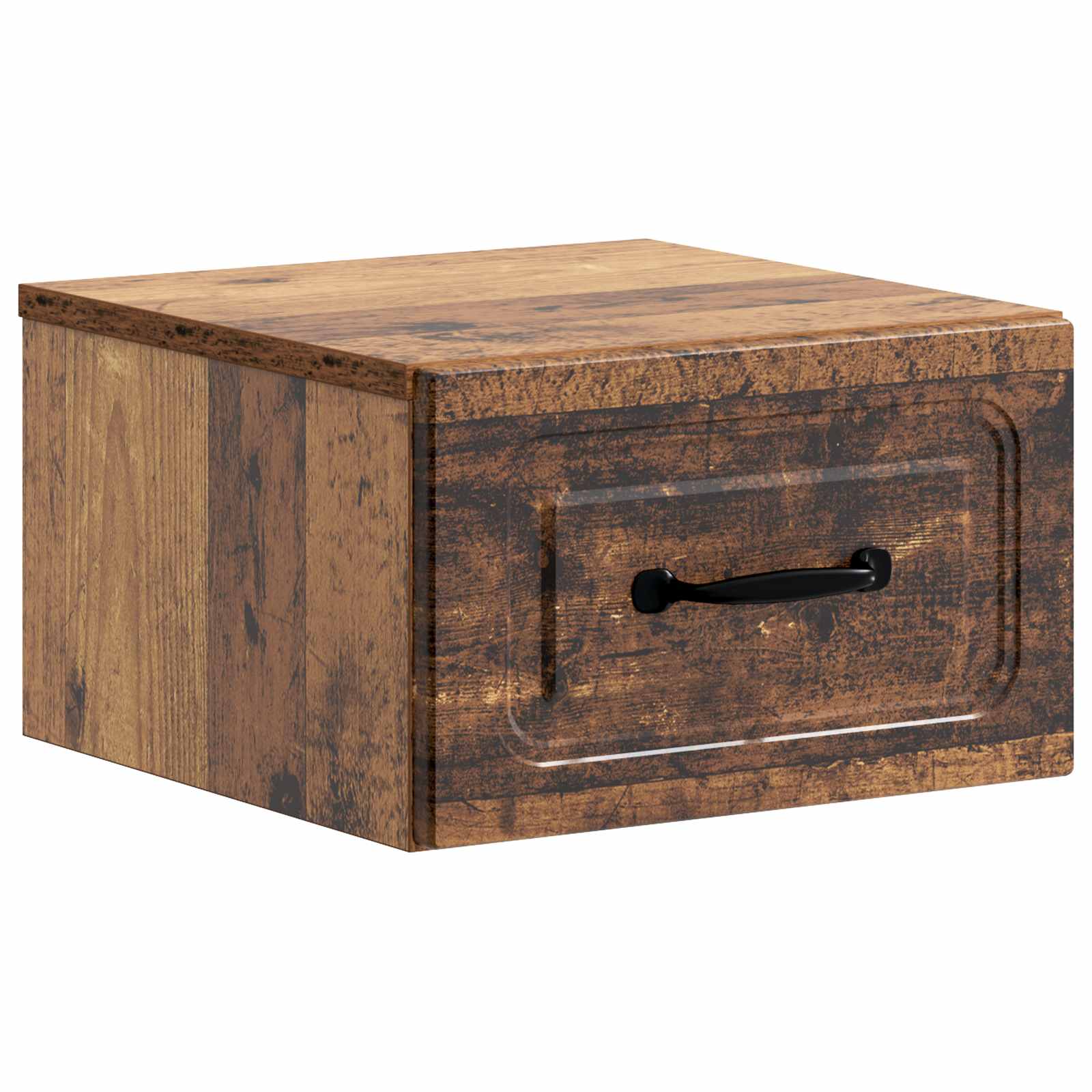 Wandbeugel Bedkast Oud hout 34,5 x 33 x 20 cm Bewerkt hout is nu te koop bij PeponiXL, paradijselijk wonen!