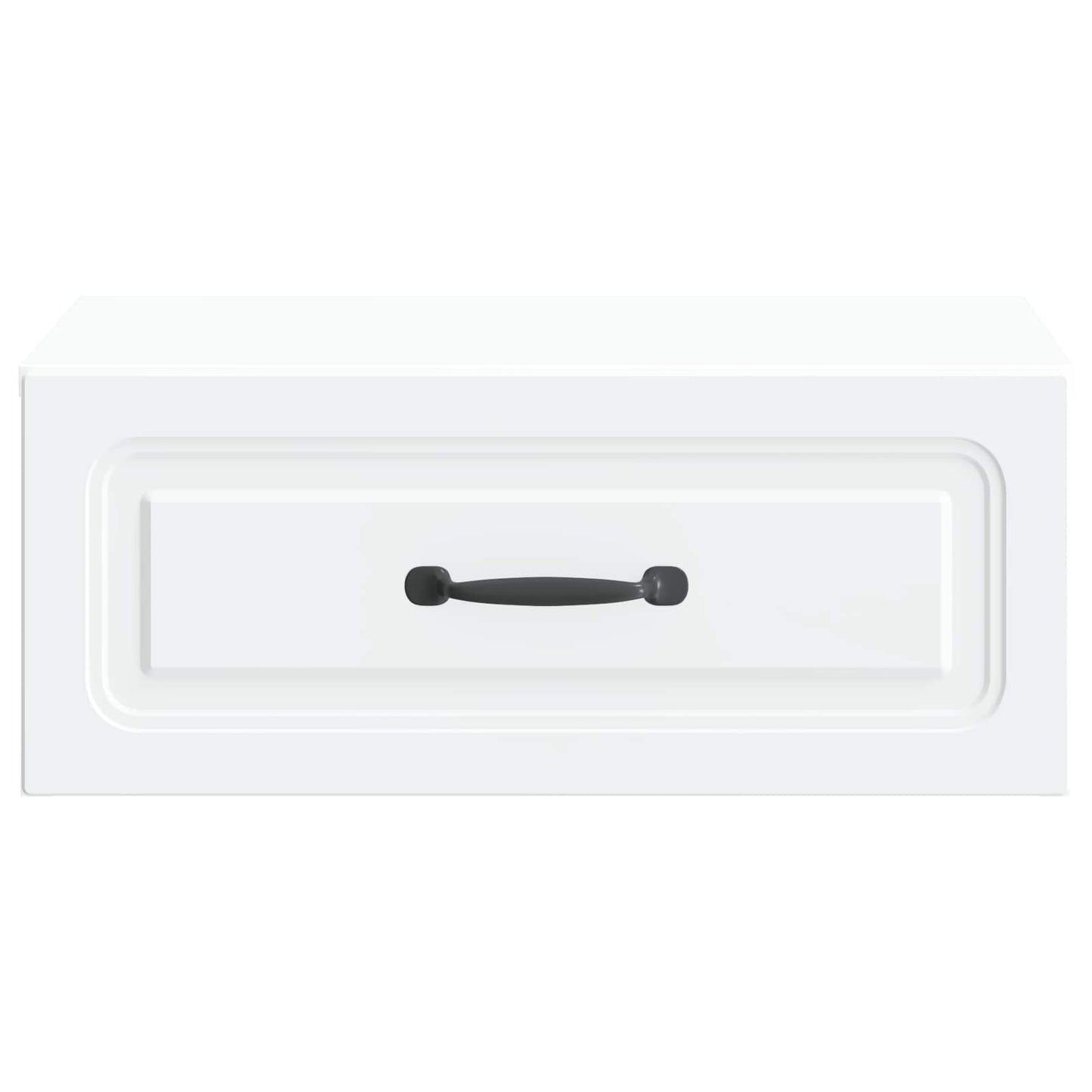 Wandbeugel Bedkast met lade Wit 49 x 34,5 x 20 cm Bewerkt hout is nu te koop bij PeponiXL, paradijselijk wonen!