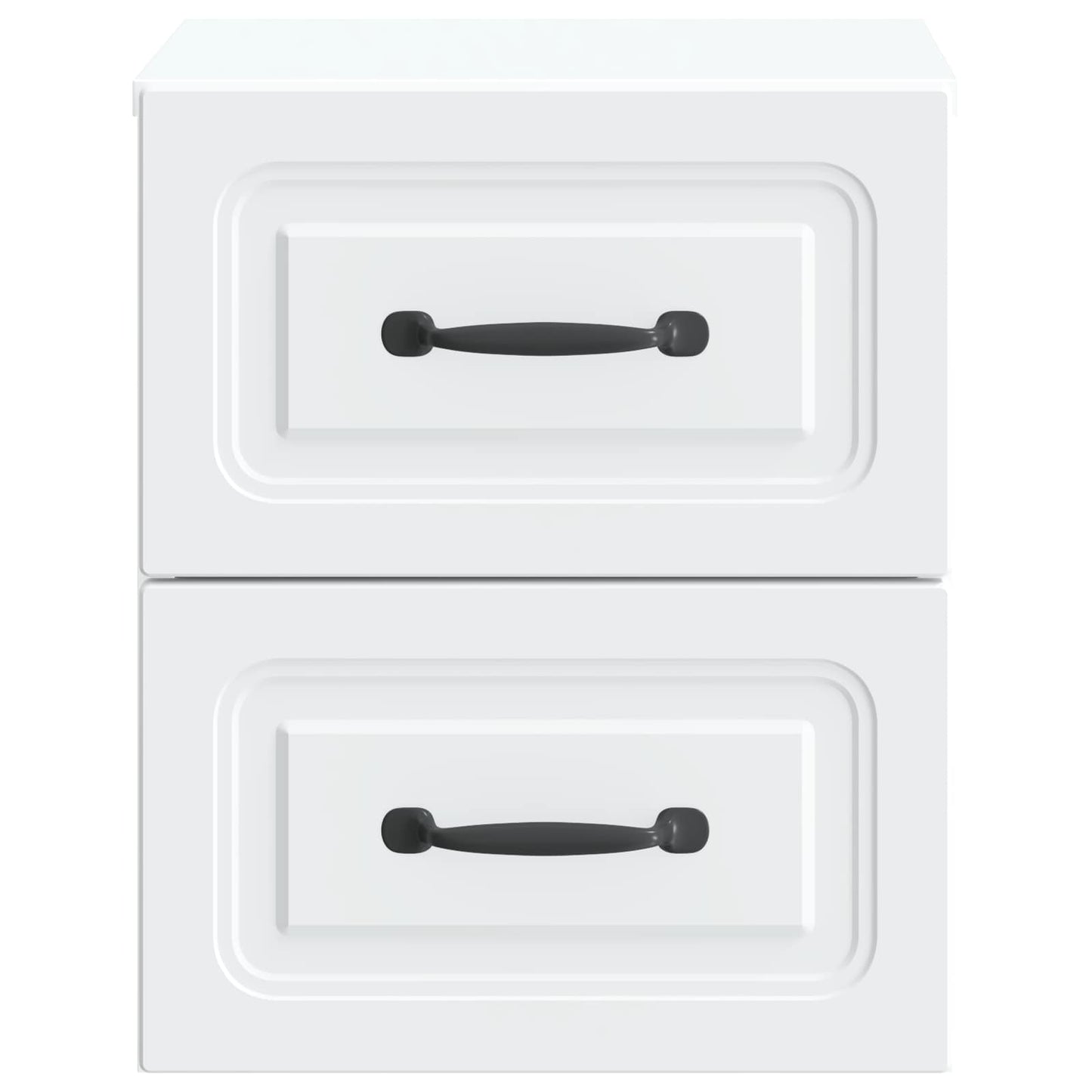Wandbeugel Bedkast met lade Wit 34,5 x 33 x 40 cm Bewerkt hout is nu te koop bij PeponiXL, paradijselijk wonen!
