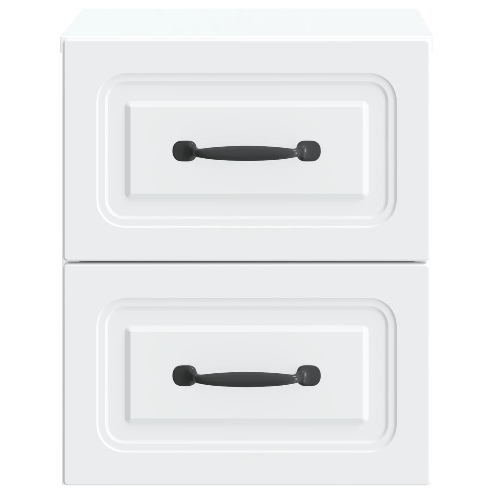 Wandbeugel Bedkast met lade Wit 34,5 x 33 x 40 cm Bewerkt hout is nu te koop bij PeponiXL, paradijselijk wonen!