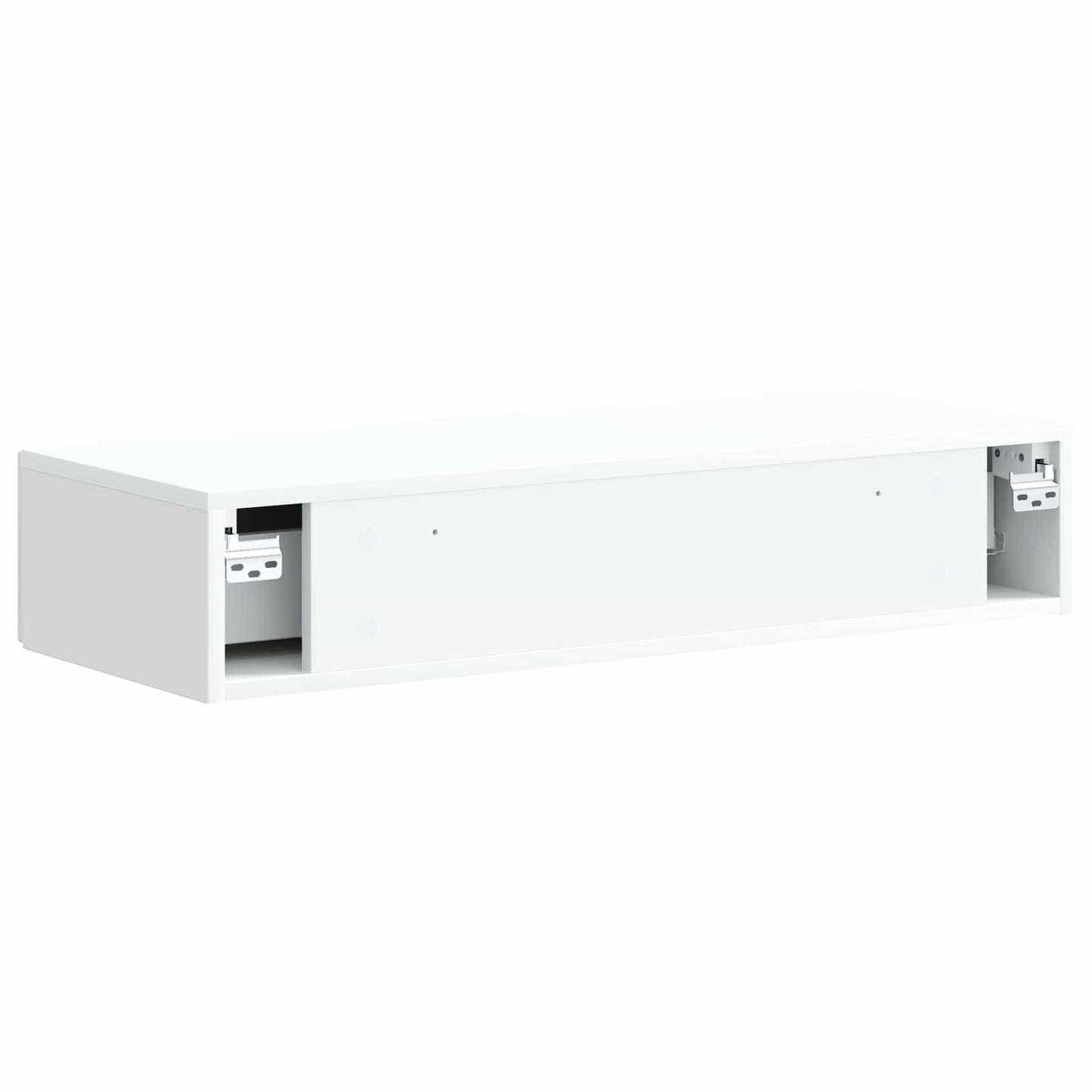Wandmontage Zijtafel Wit 87,5 x 34,5 x 17 cm Bewerkt hout is nu te koop bij PeponiXL, paradijselijk wonen!