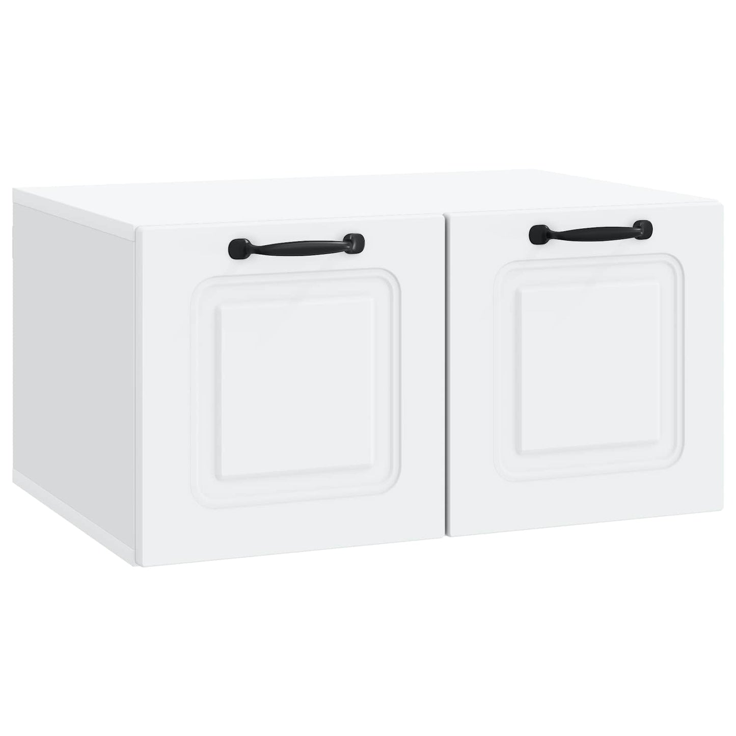 Wandbeugel TV-kast Wit 59,5 x 41 x 30 cm Bewerkt hout is nu te koop bij PeponiXL, paradijselijk wonen!