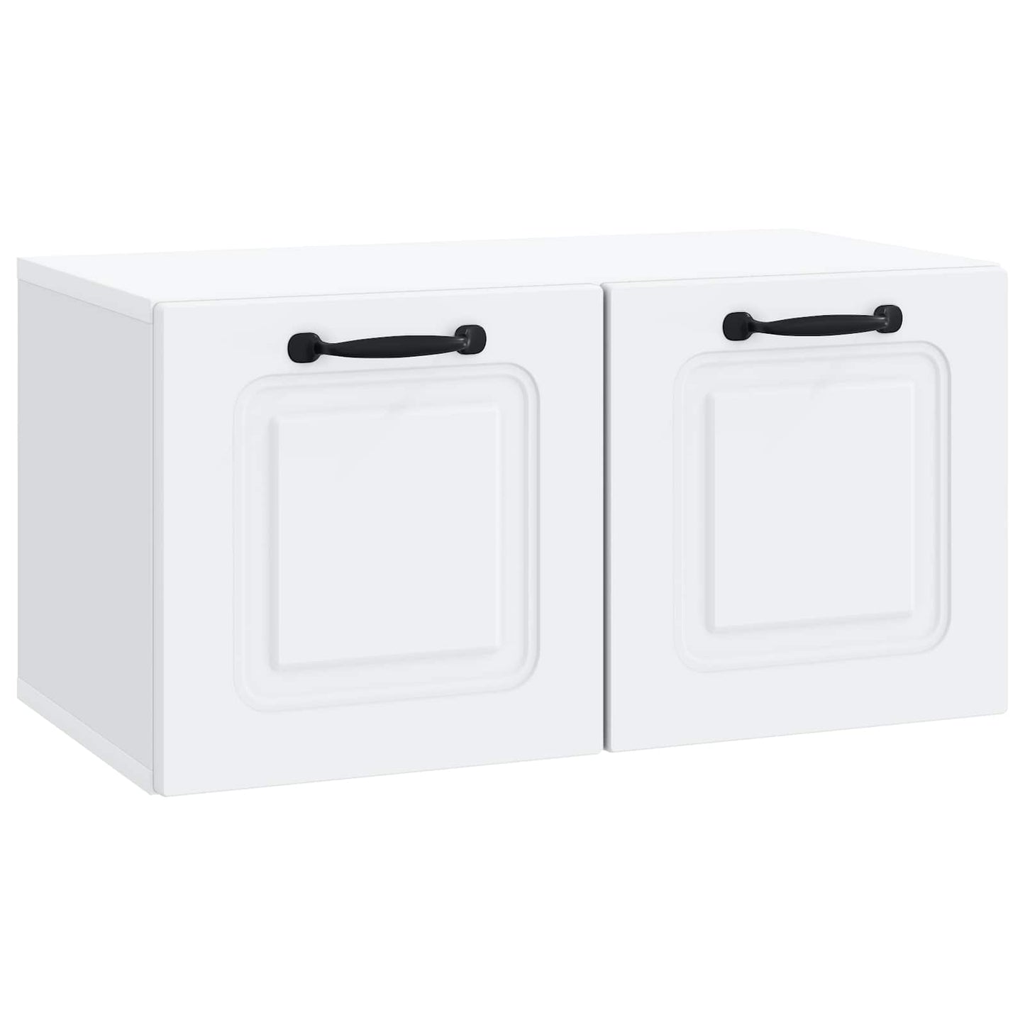 Wandbeugel TV-kast Wit 59,5 x 31 x 30 cm Bewerkt hout is nu te koop bij PeponiXL, paradijselijk wonen!